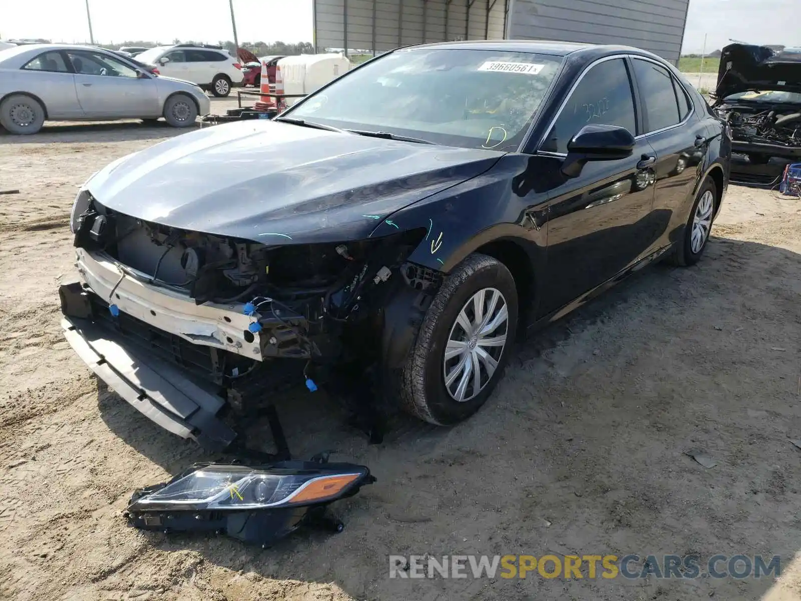 2 Photograph of a damaged car 4T1B31HK9KU510995 TOYOTA CAMRY 2019