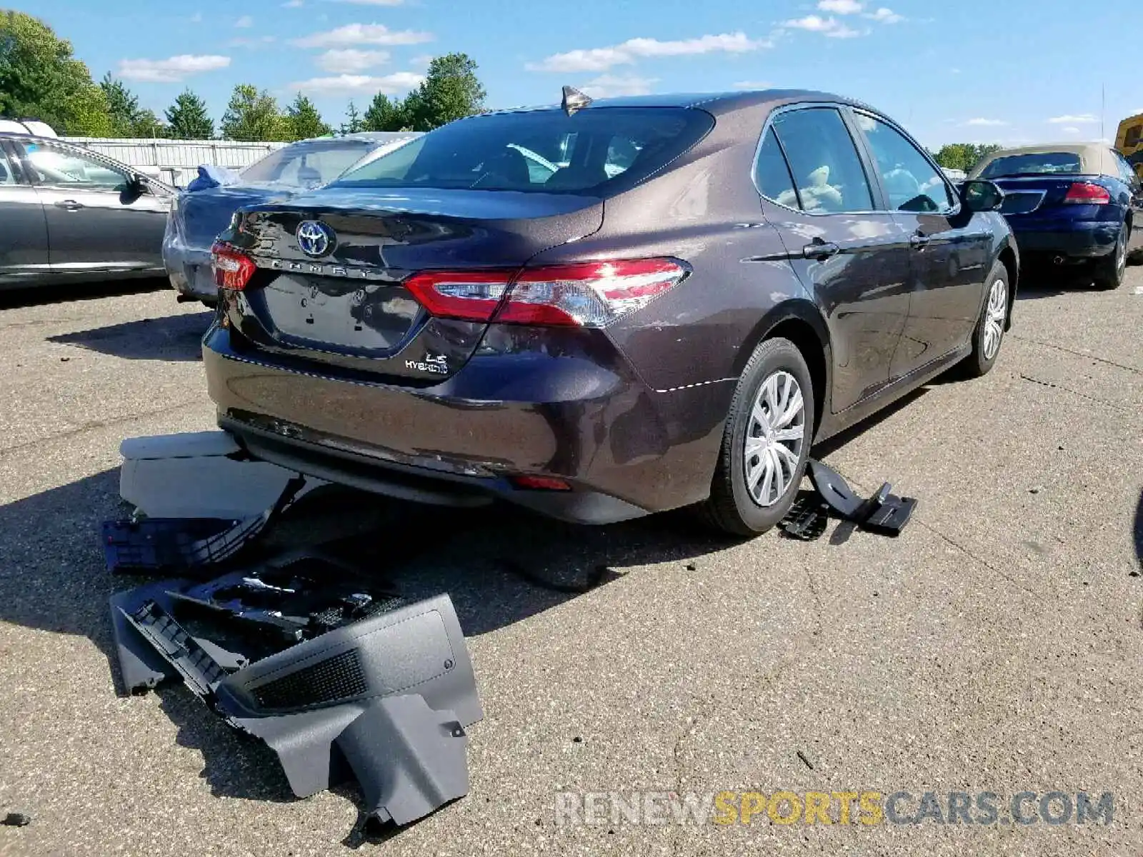 4 Фотография поврежденного автомобиля 4T1B31HK9KU512228 TOYOTA CAMRY 2019