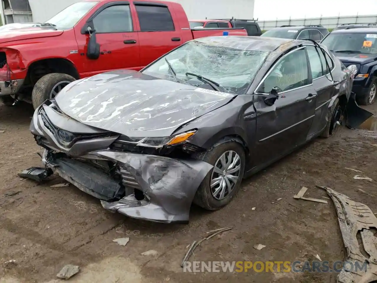 2 Photograph of a damaged car 4T1B31HK9KU512472 TOYOTA CAMRY 2019