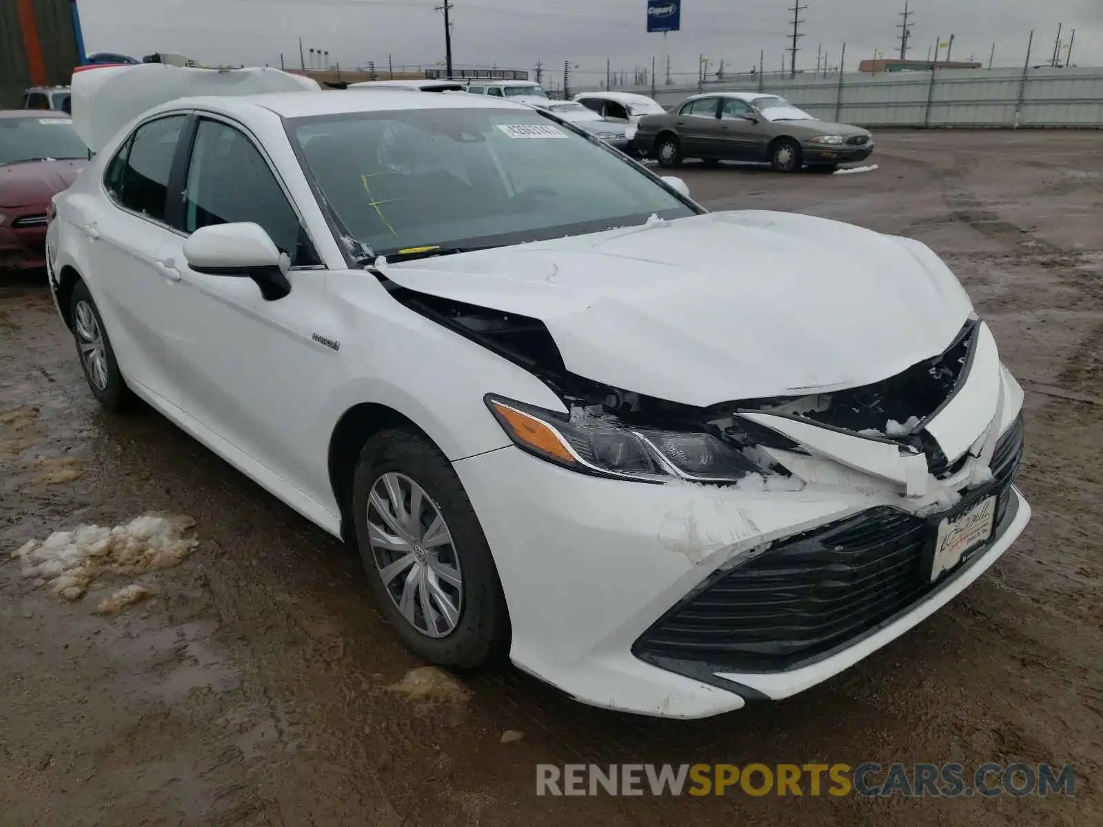 1 Photograph of a damaged car 4T1B31HK9KU514609 TOYOTA CAMRY 2019