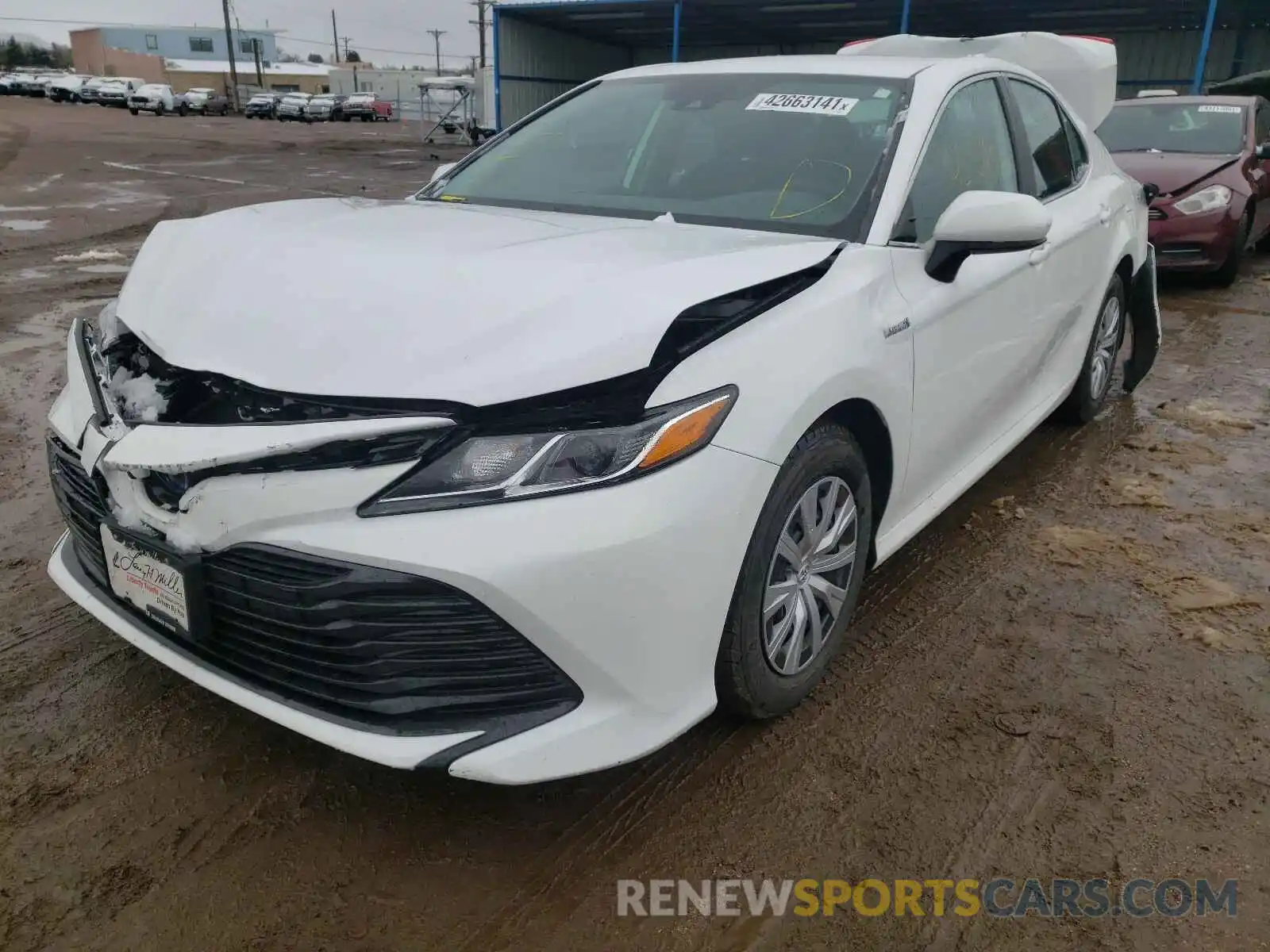 2 Photograph of a damaged car 4T1B31HK9KU514609 TOYOTA CAMRY 2019