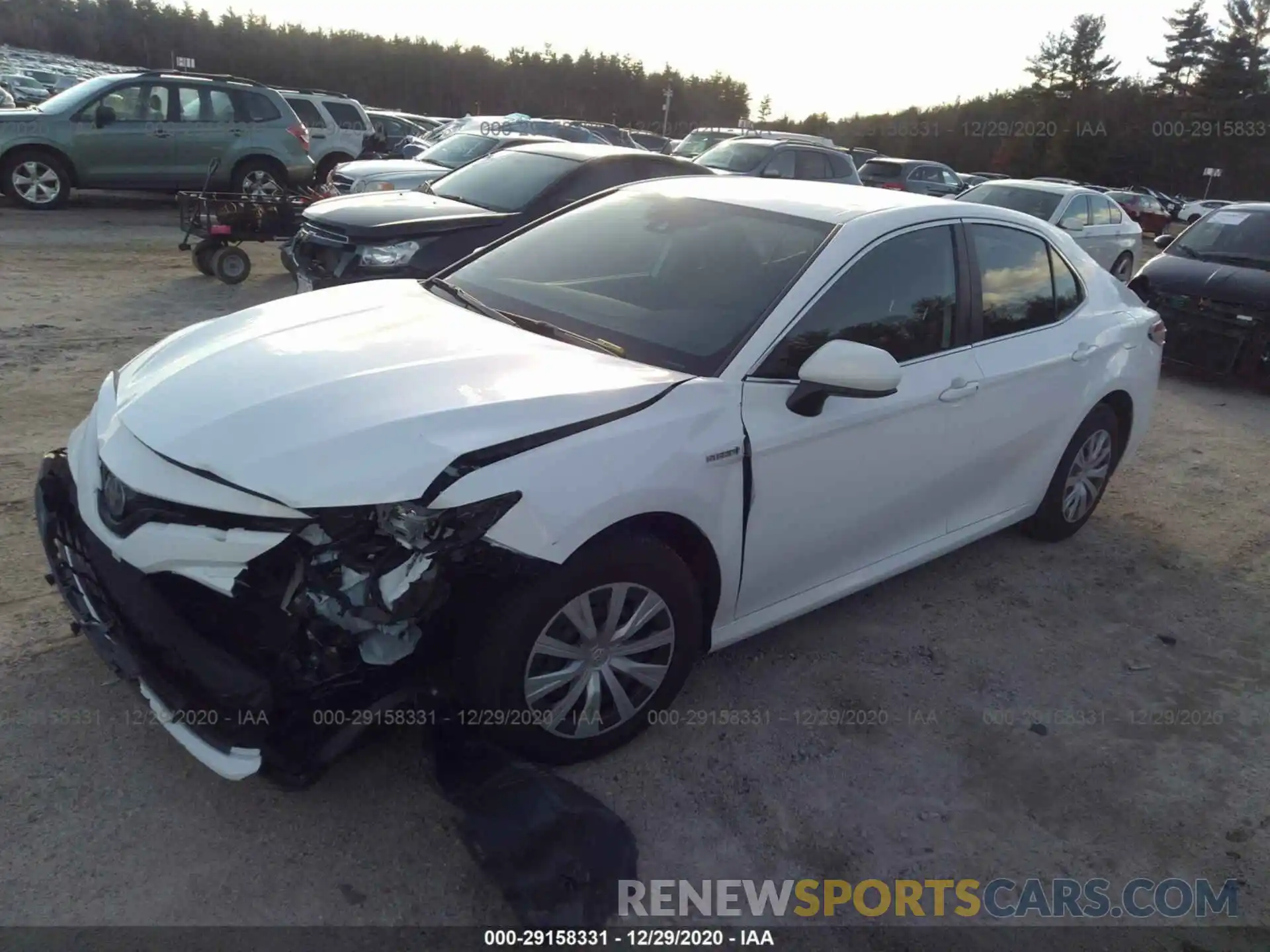 2 Photograph of a damaged car 4T1B31HK9KU514867 TOYOTA CAMRY 2019