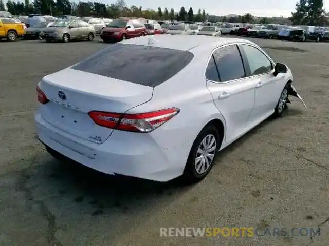 4 Photograph of a damaged car 4T1B31HK9KU516165 TOYOTA CAMRY 2019