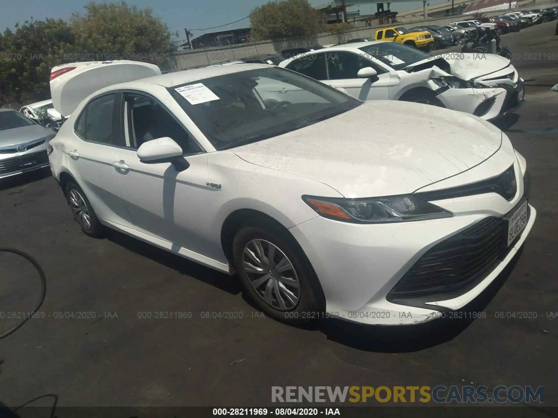 1 Photograph of a damaged car 4T1B31HK9KU516912 TOYOTA CAMRY 2019