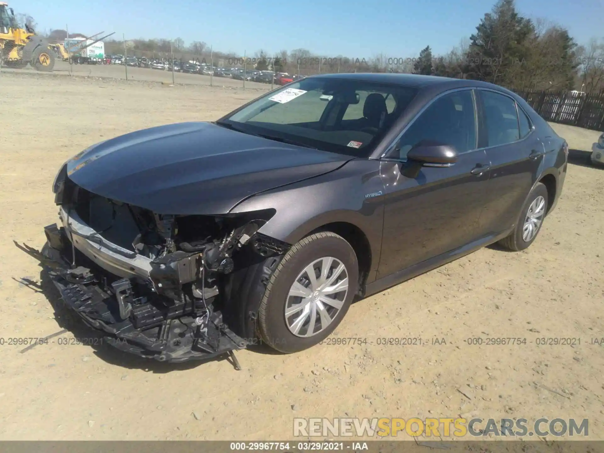 2 Photograph of a damaged car 4T1B31HK9KU517980 TOYOTA CAMRY 2019