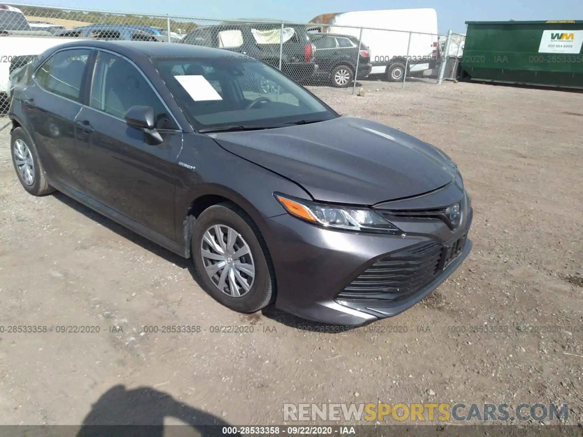 1 Фотография поврежденного автомобиля 4T1B31HKXKU005886 TOYOTA CAMRY 2019