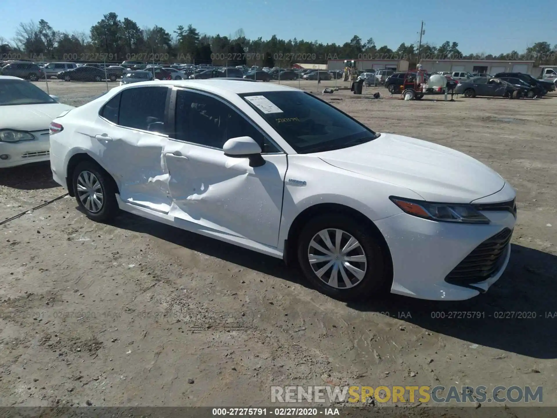 1 Photograph of a damaged car 4T1B31HKXKU006066 TOYOTA CAMRY 2019