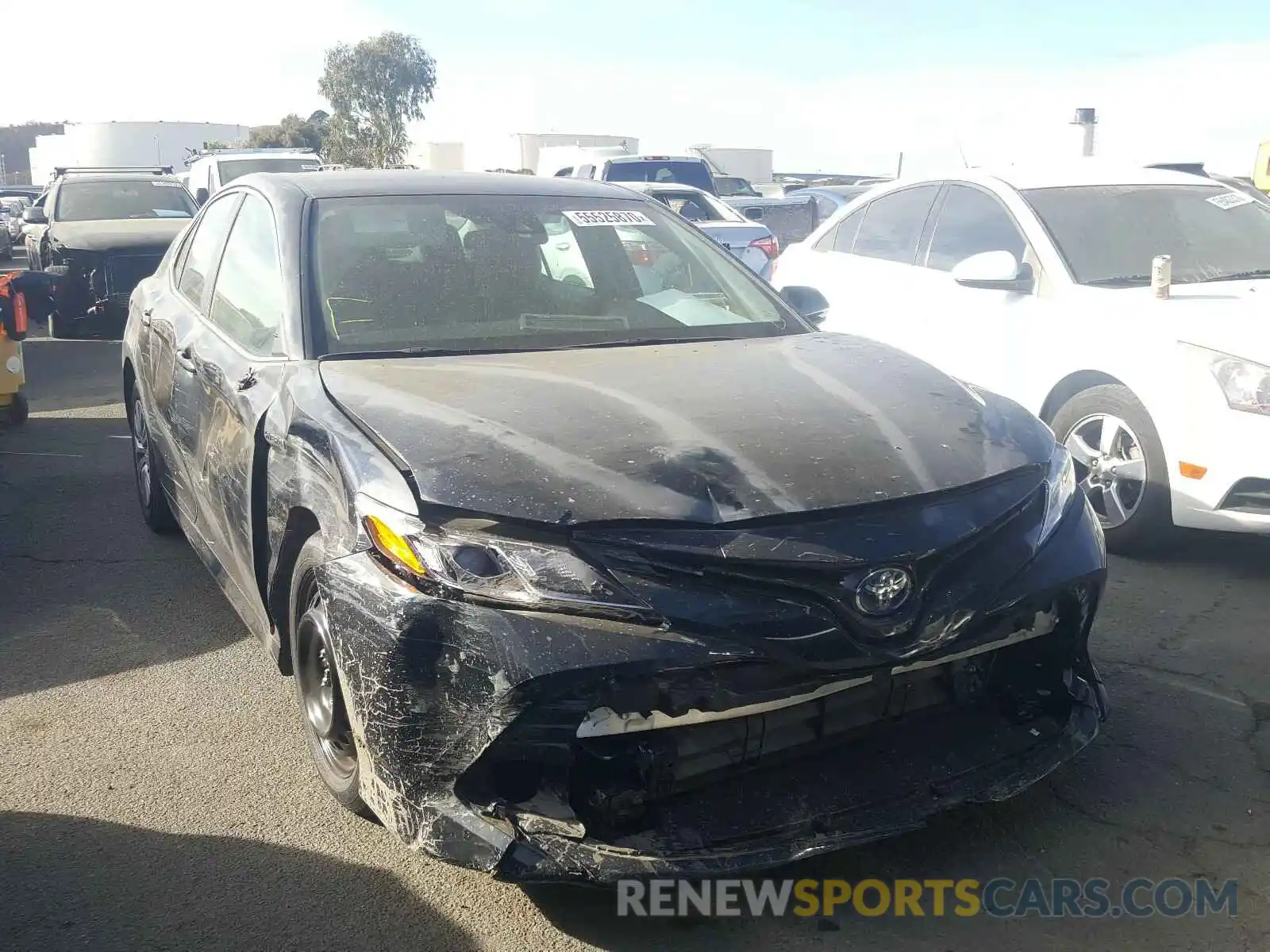 1 Photograph of a damaged car 4T1B31HKXKU007721 TOYOTA CAMRY 2019