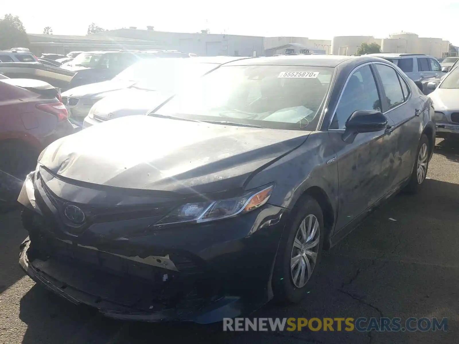 2 Photograph of a damaged car 4T1B31HKXKU007721 TOYOTA CAMRY 2019