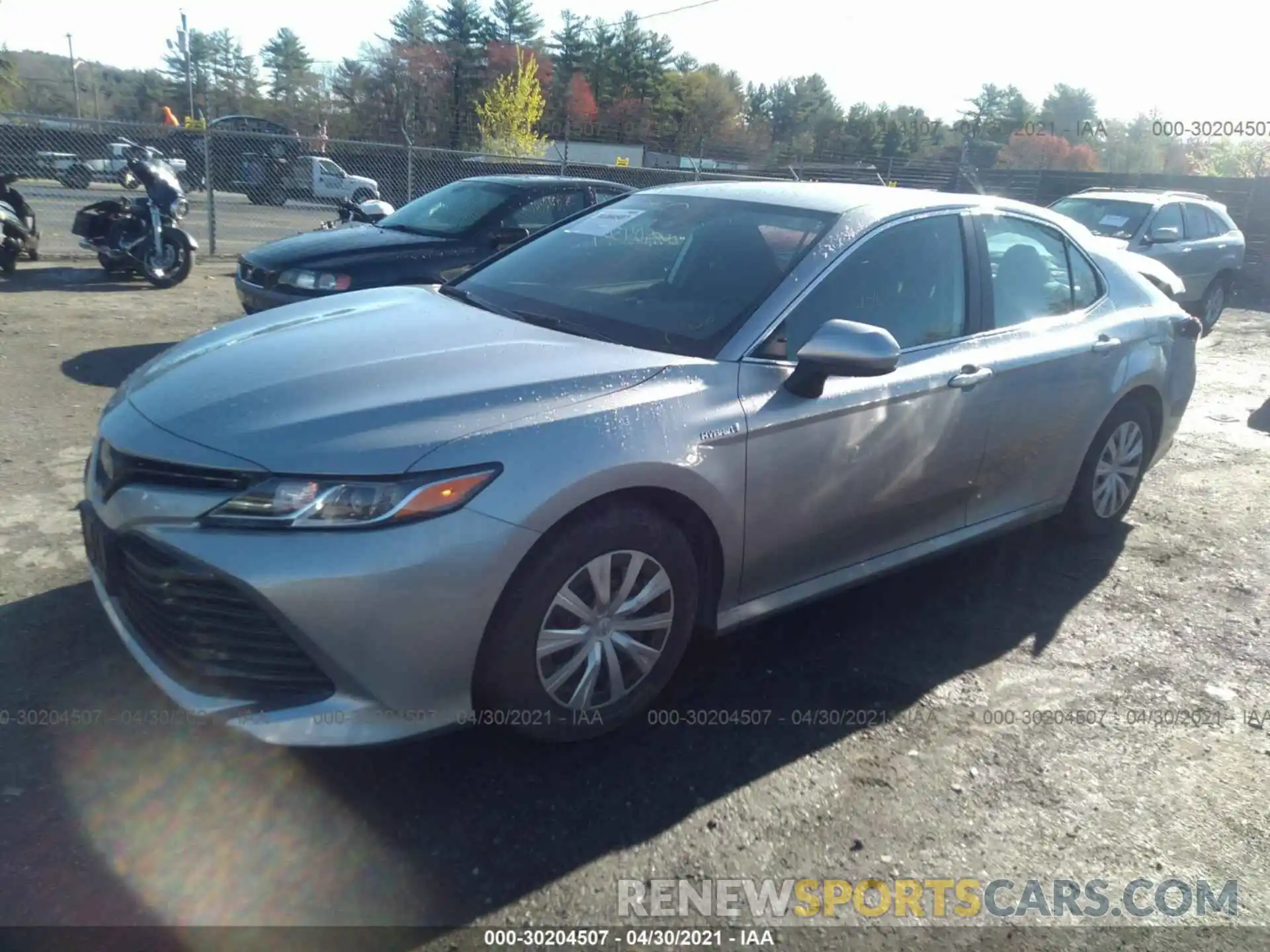 2 Photograph of a damaged car 4T1B31HKXKU007945 TOYOTA CAMRY 2019