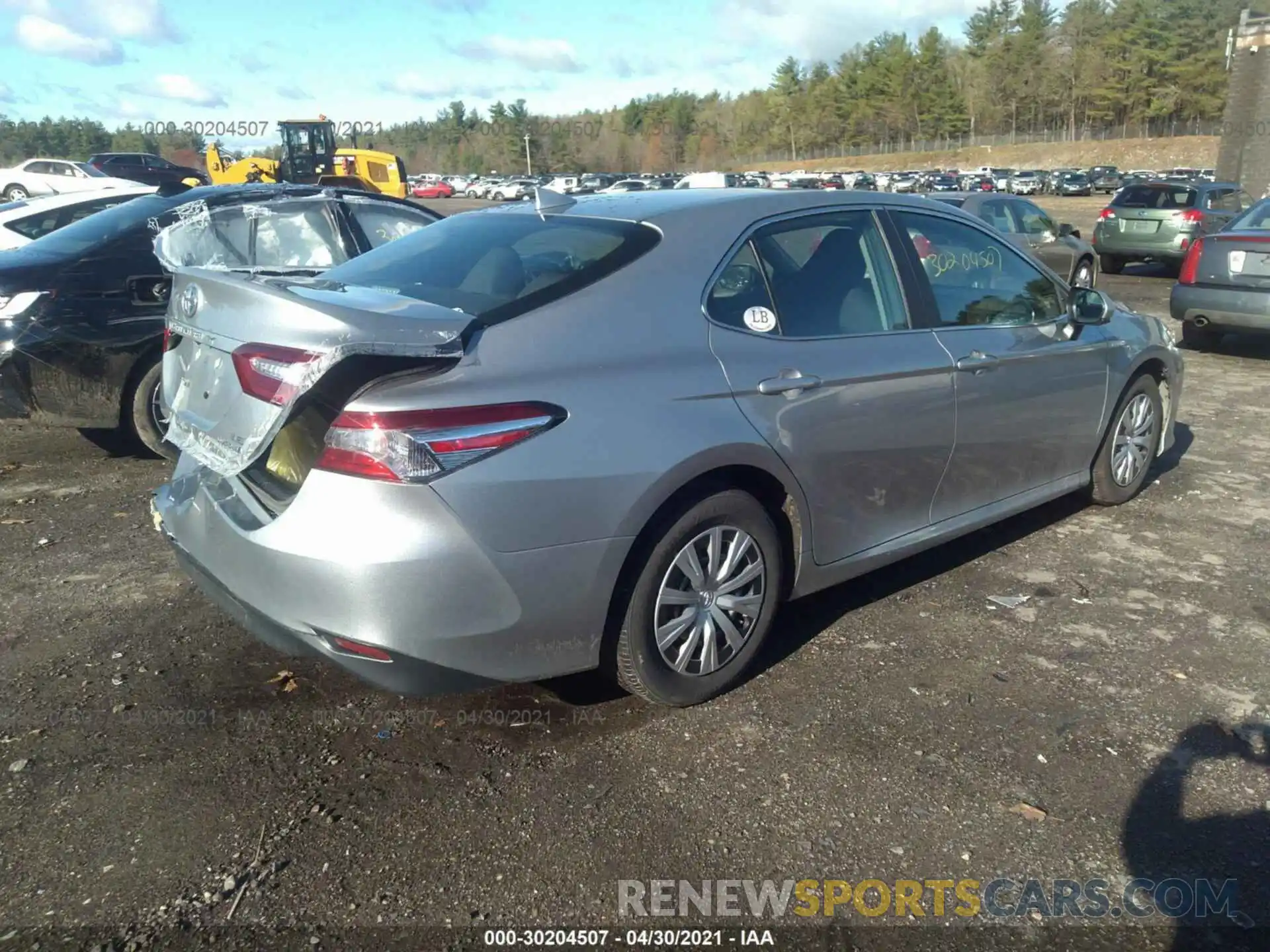 4 Photograph of a damaged car 4T1B31HKXKU007945 TOYOTA CAMRY 2019