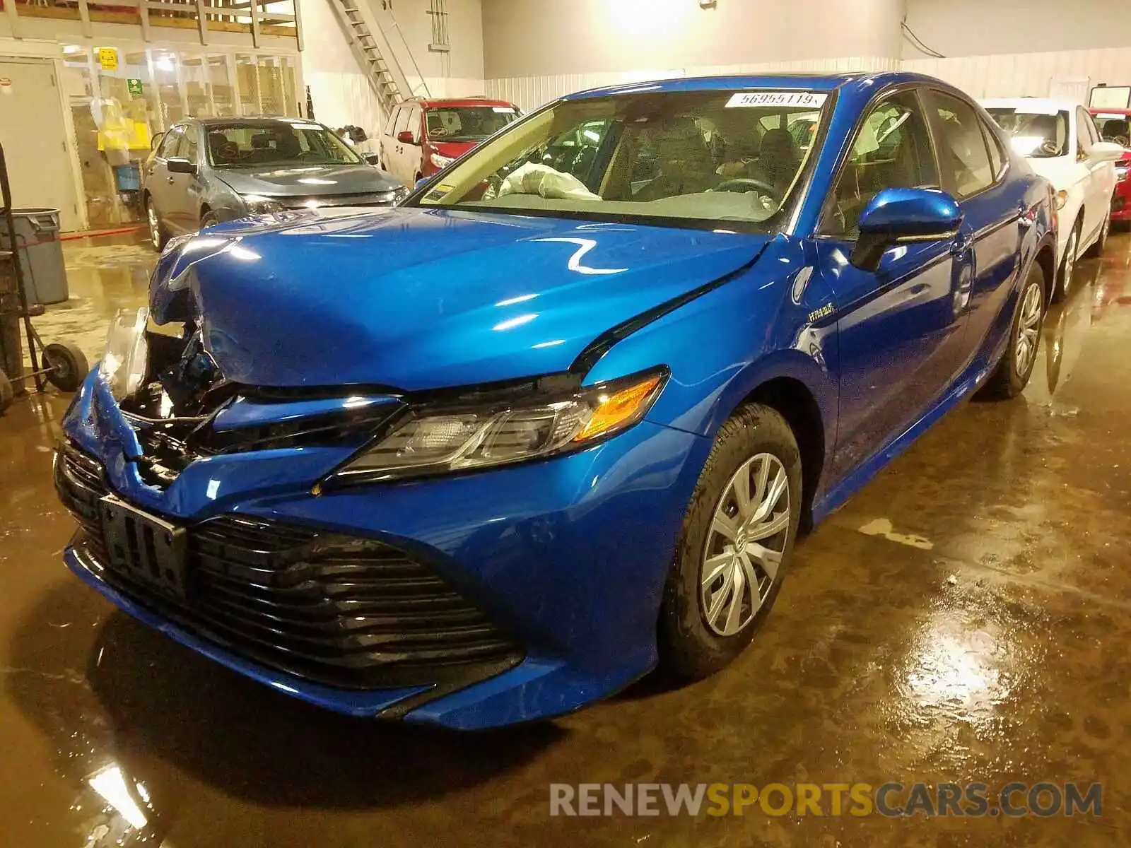 2 Photograph of a damaged car 4T1B31HKXKU008061 TOYOTA CAMRY 2019