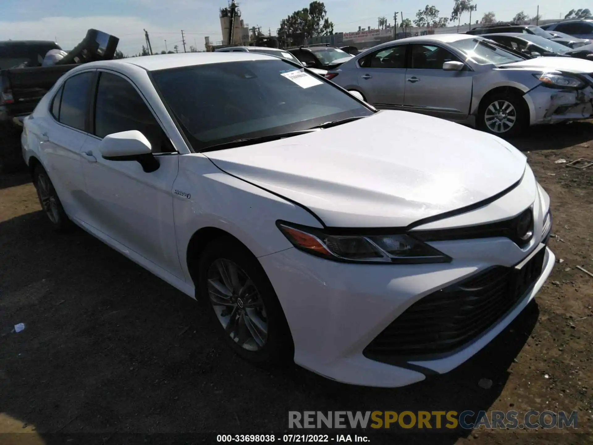 1 Photograph of a damaged car 4T1B31HKXKU008707 TOYOTA CAMRY 2019