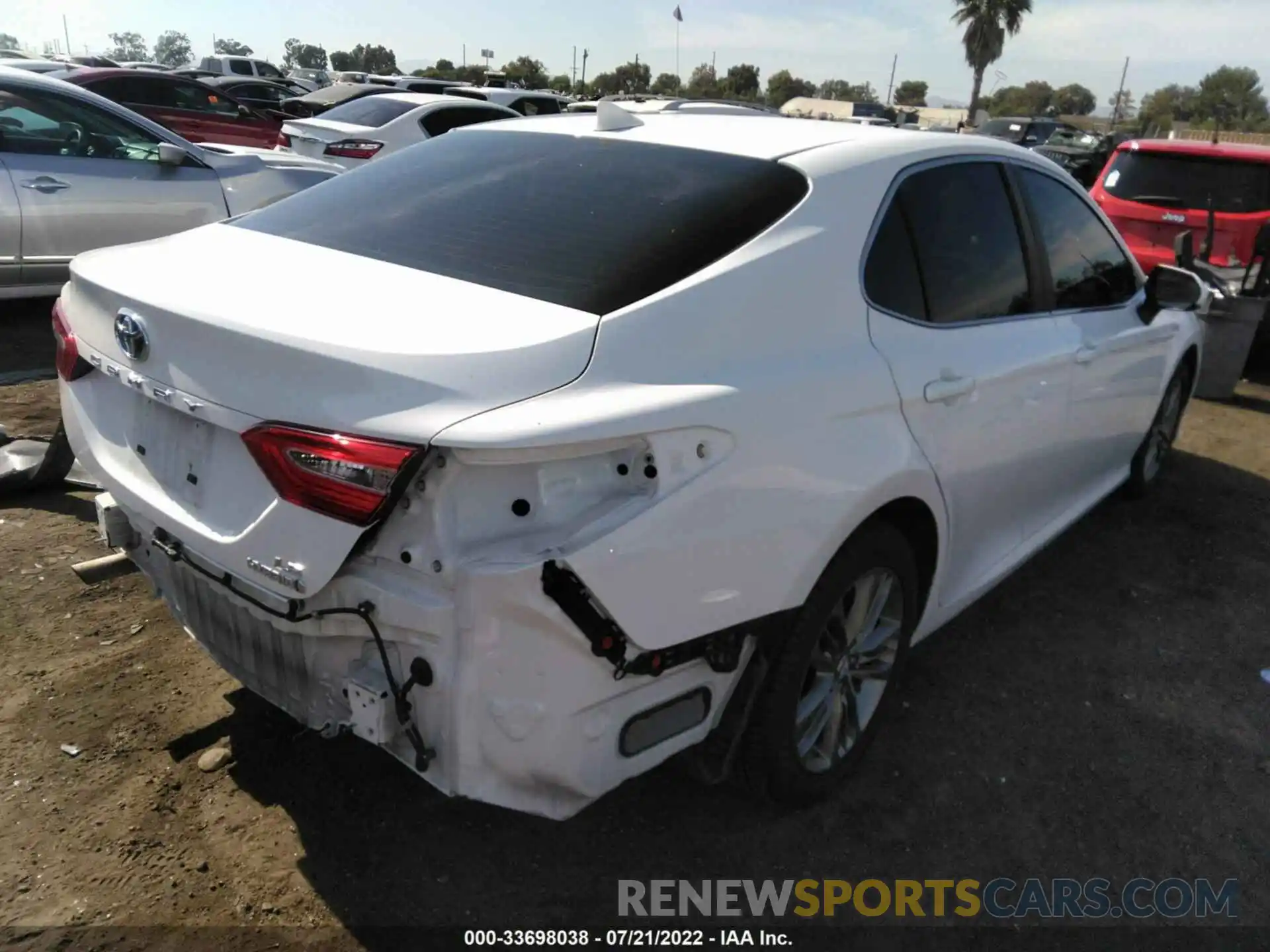 4 Photograph of a damaged car 4T1B31HKXKU008707 TOYOTA CAMRY 2019