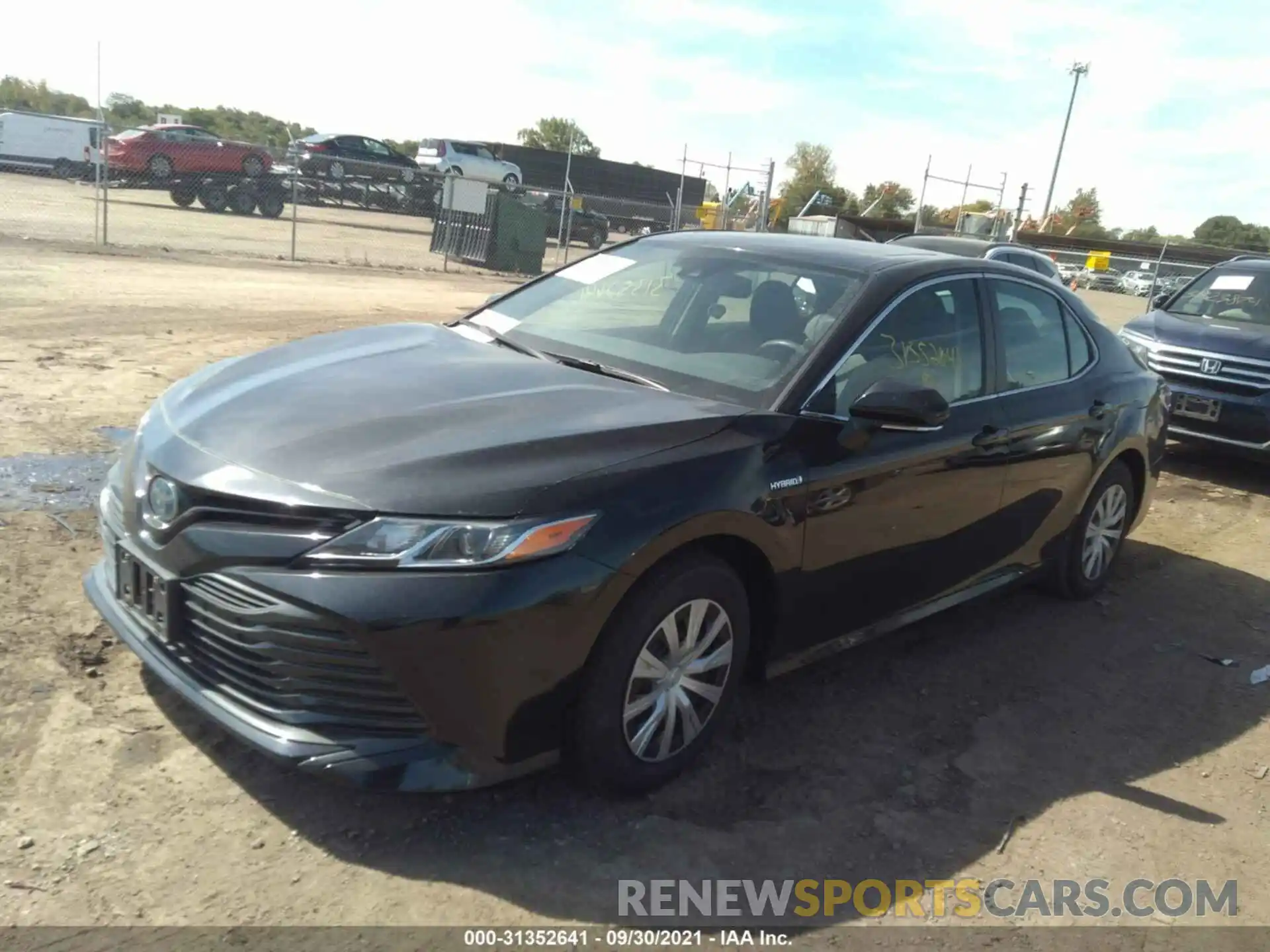 2 Photograph of a damaged car 4T1B31HKXKU509225 TOYOTA CAMRY 2019