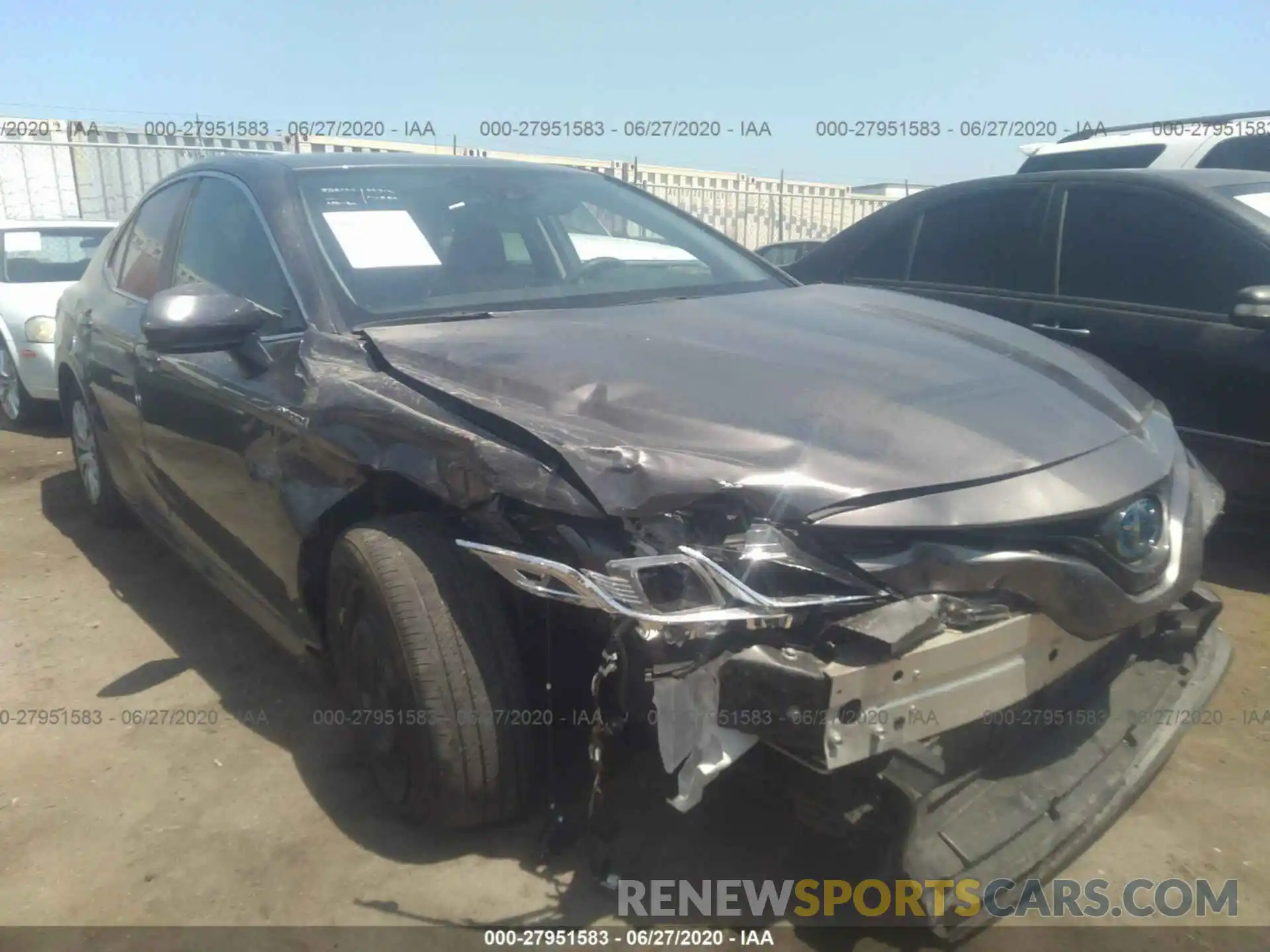 1 Photograph of a damaged car 4T1B31HKXKU509368 TOYOTA CAMRY 2019