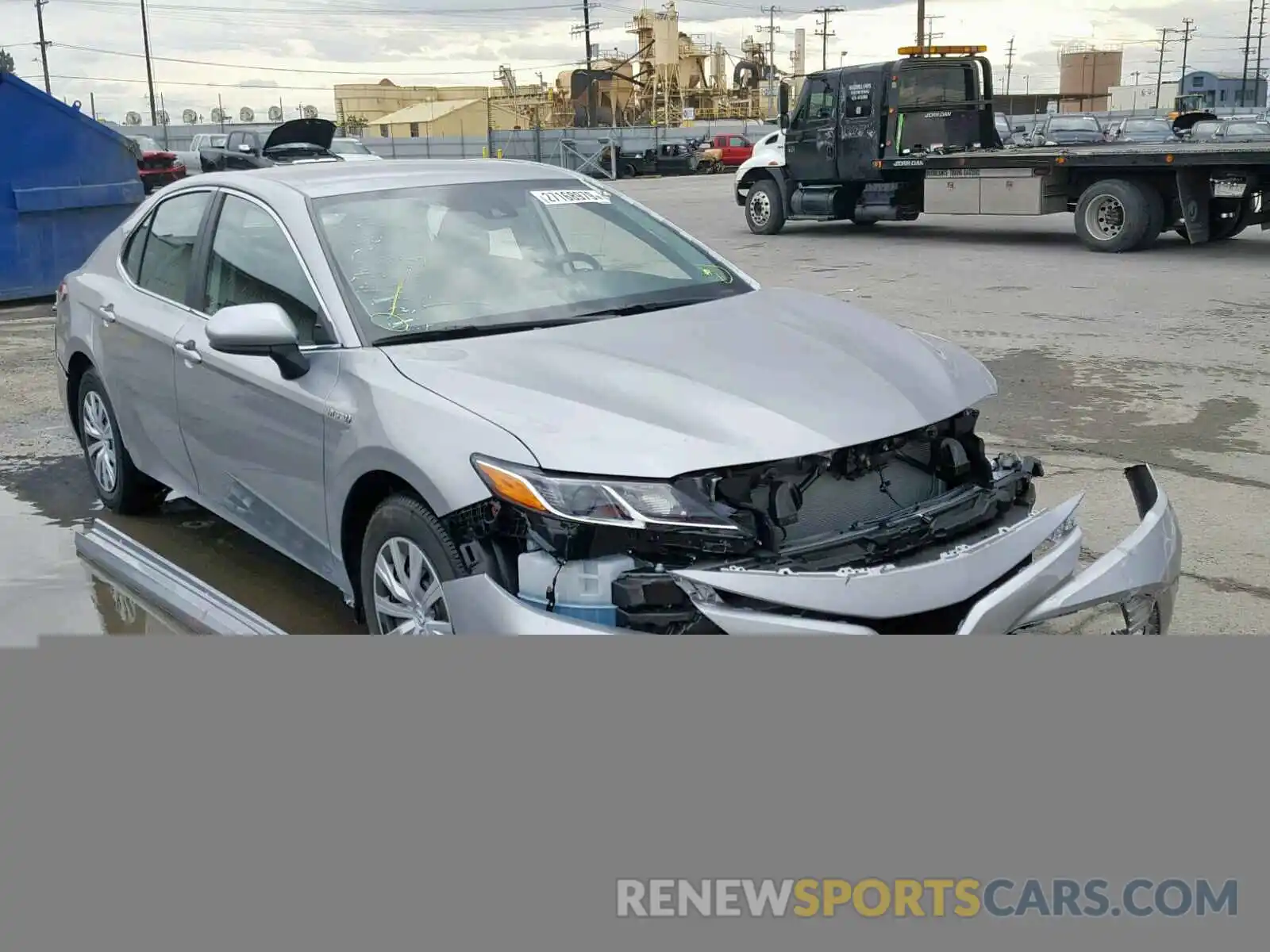 1 Photograph of a damaged car 4T1B31HKXKU510486 TOYOTA CAMRY 2019