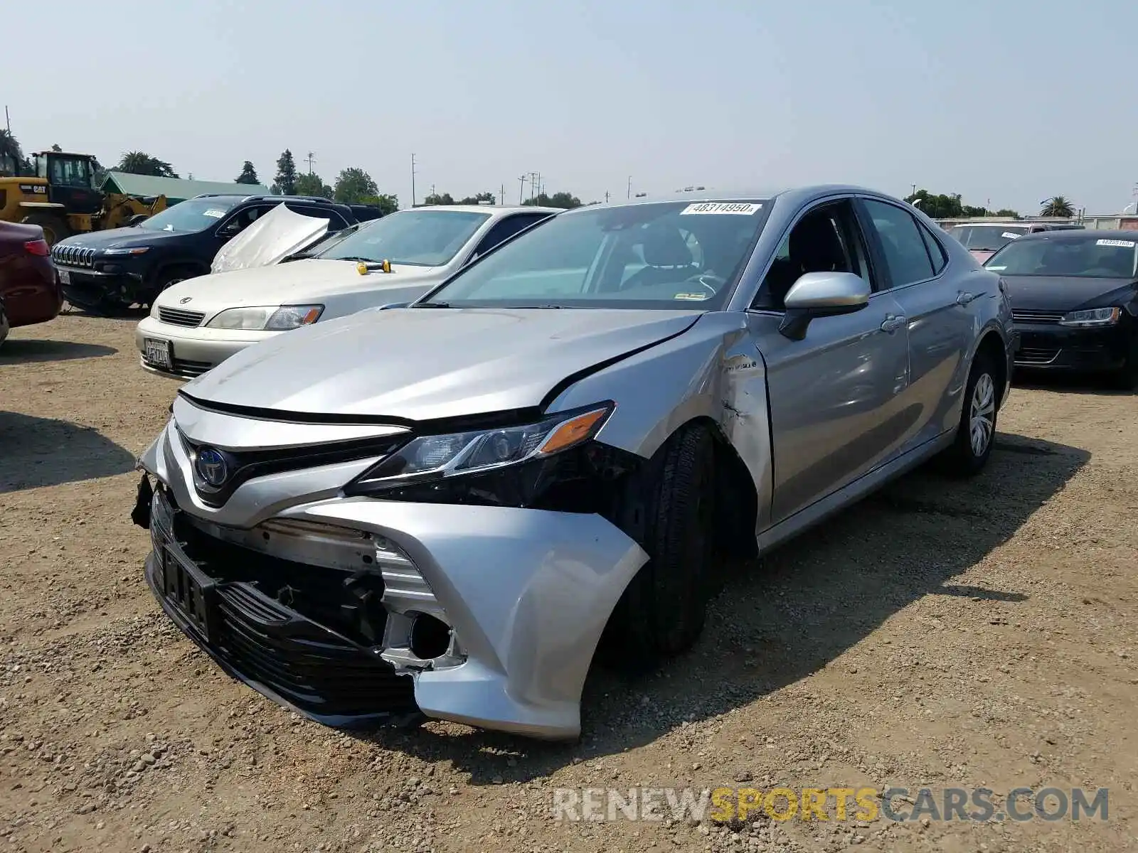 2 Photograph of a damaged car 4T1B31HKXKU513338 TOYOTA CAMRY 2019