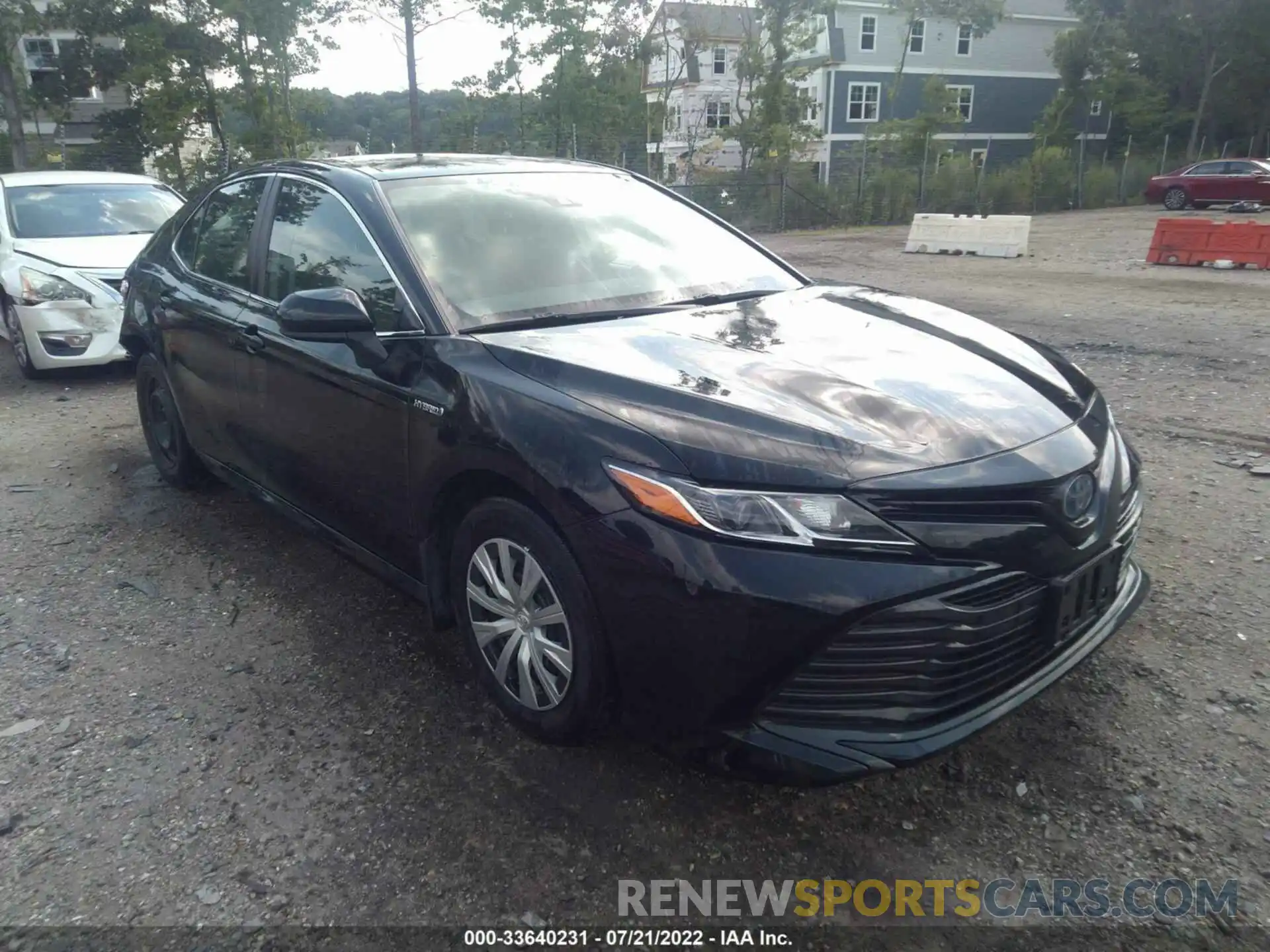 1 Photograph of a damaged car 4T1B31HKXKU513386 TOYOTA CAMRY 2019