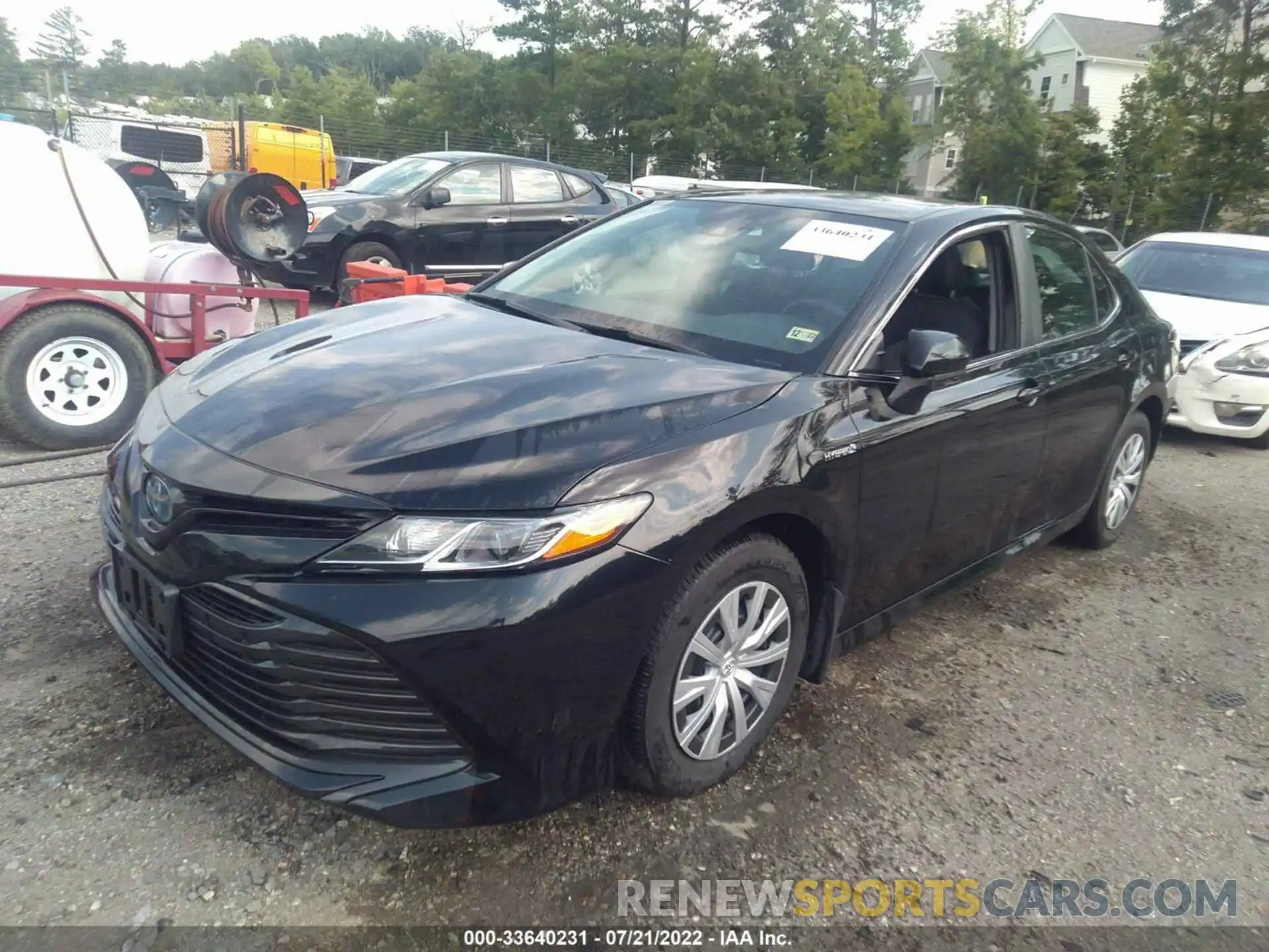 2 Photograph of a damaged car 4T1B31HKXKU513386 TOYOTA CAMRY 2019