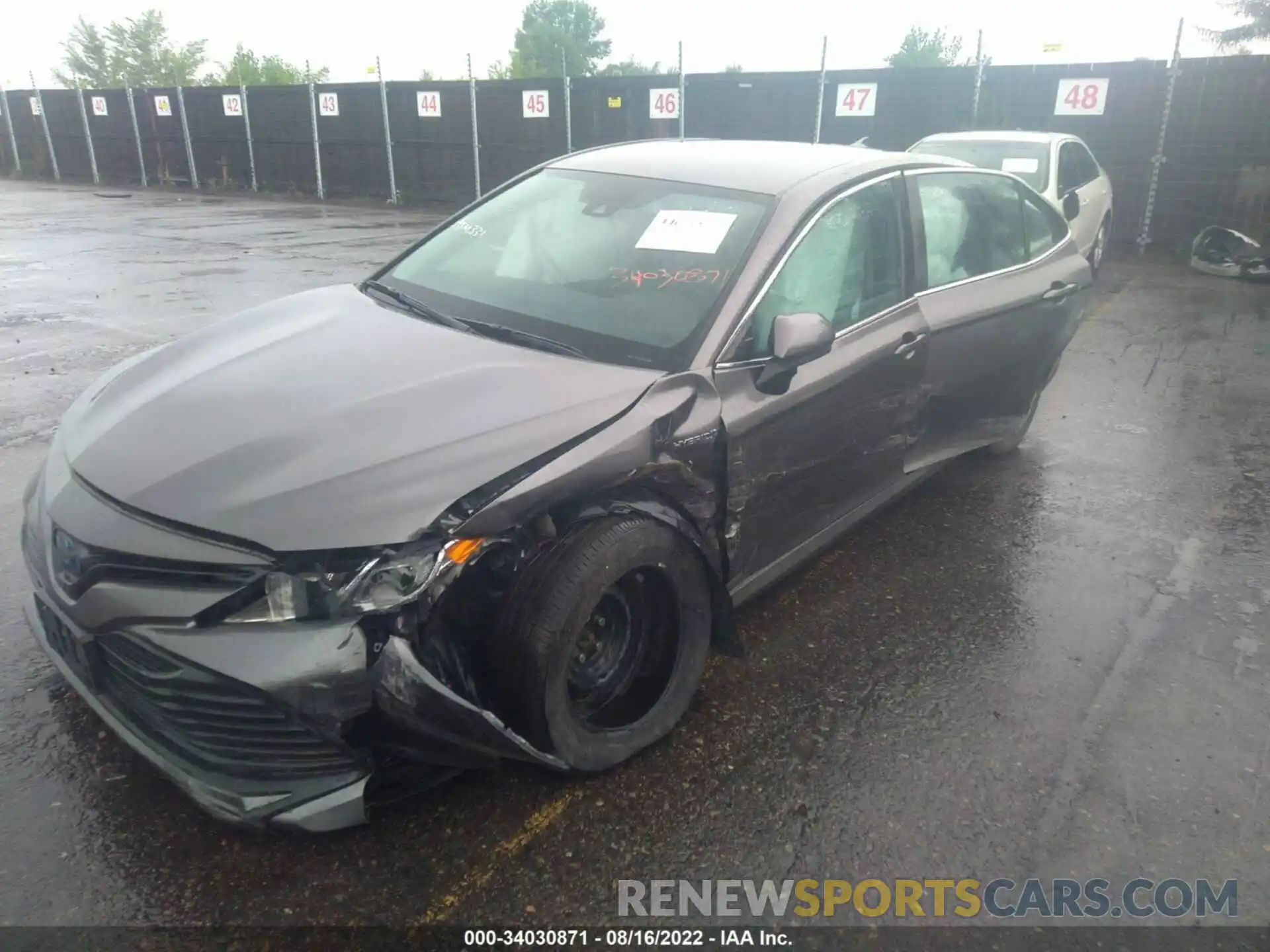 2 Photograph of a damaged car 4T1B31HKXKU515008 TOYOTA CAMRY 2019