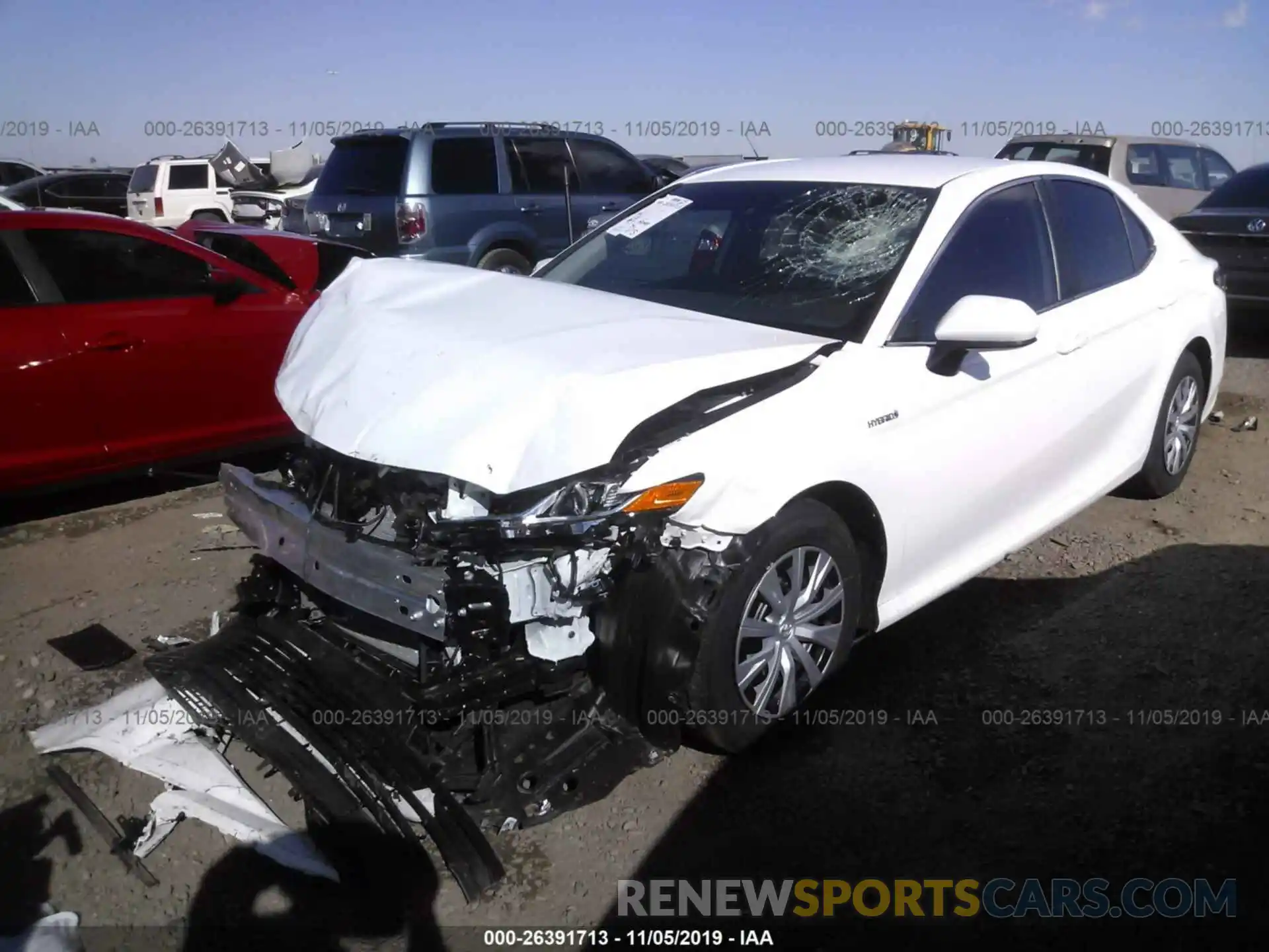 2 Photograph of a damaged car 4T1B31HKXKU516403 TOYOTA CAMRY 2019