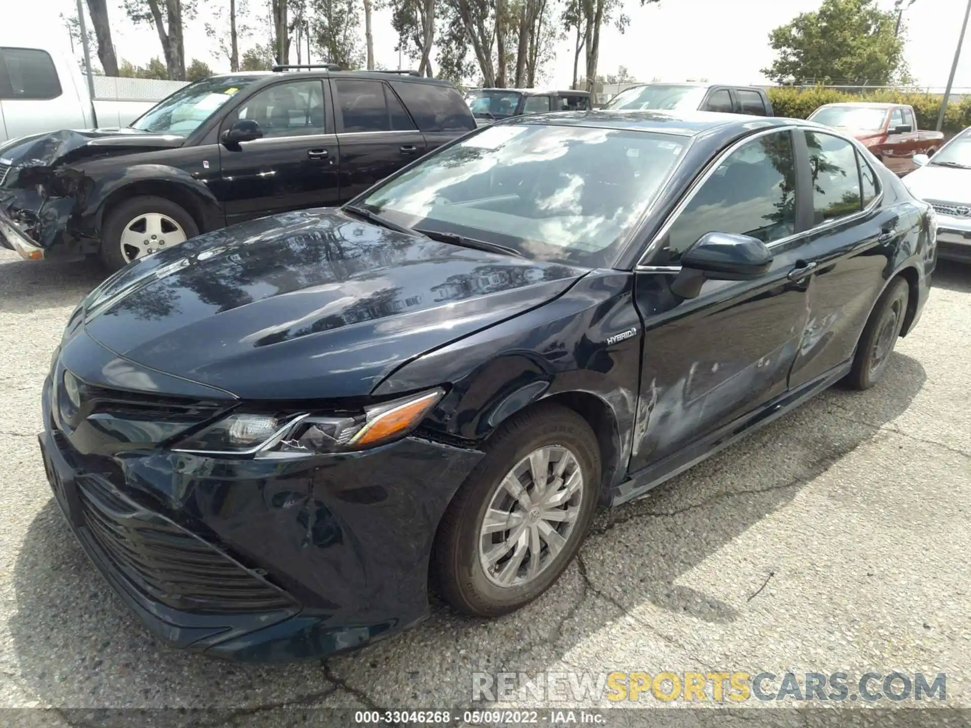 2 Photograph of a damaged car 4T1B31HKXKU517129 TOYOTA CAMRY 2019