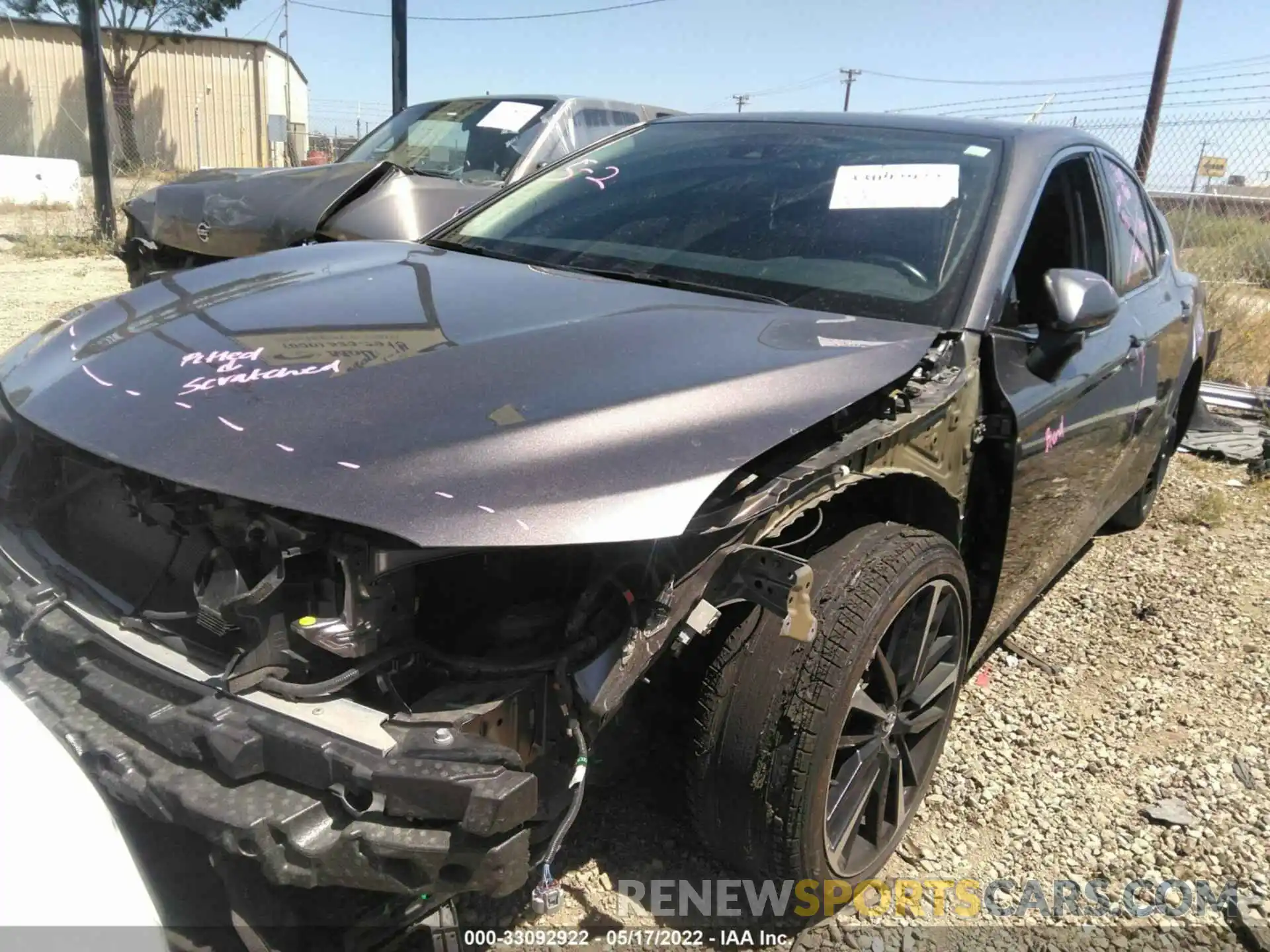 2 Photograph of a damaged car 4T1B61HK0KU162558 TOYOTA CAMRY 2019