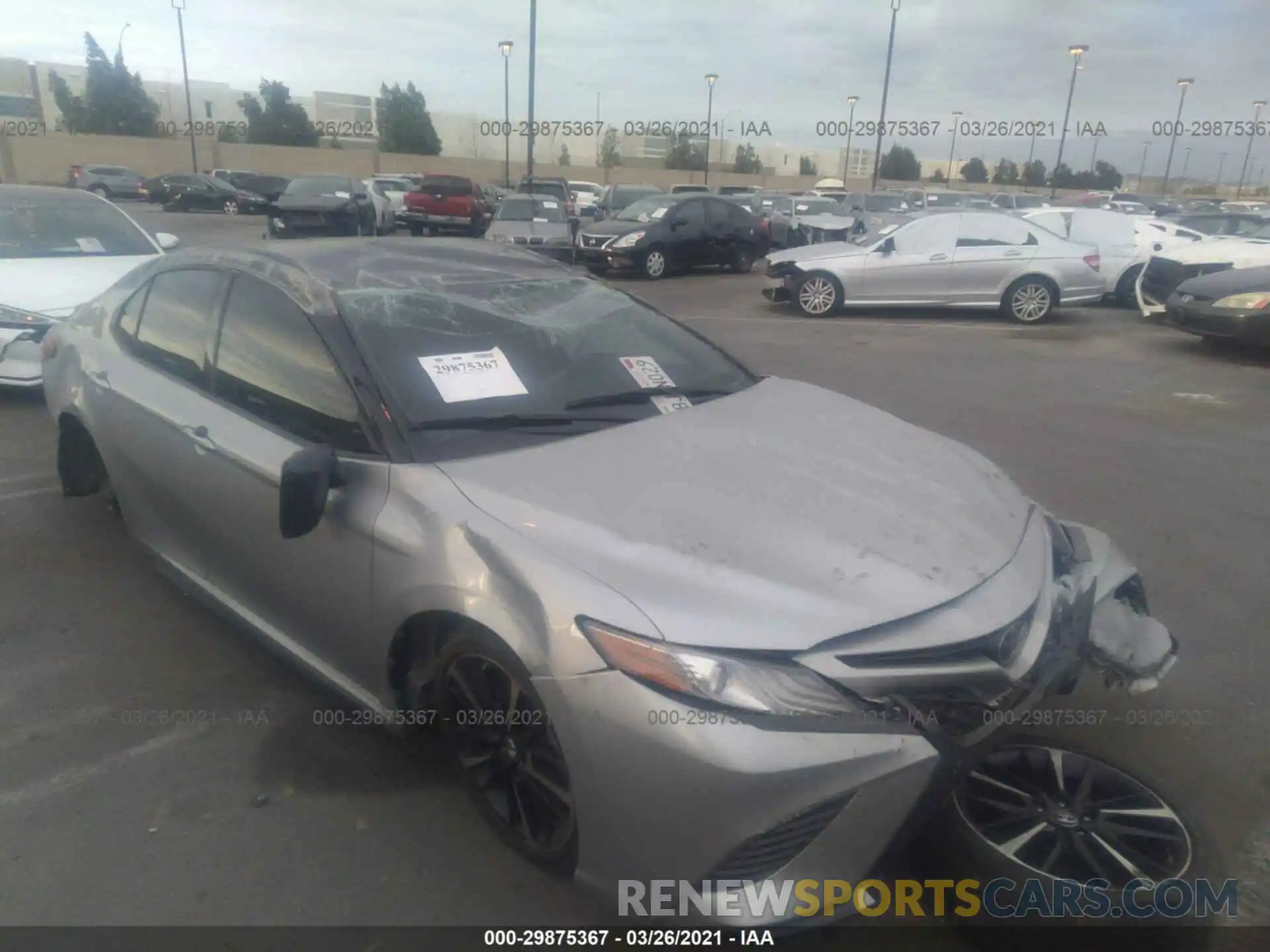 6 Photograph of a damaged car 4T1B61HK0KU198430 TOYOTA CAMRY 2019