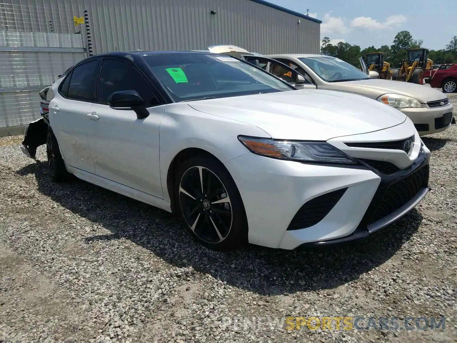 1 Photograph of a damaged car 4T1B61HK0KU203562 TOYOTA CAMRY 2019