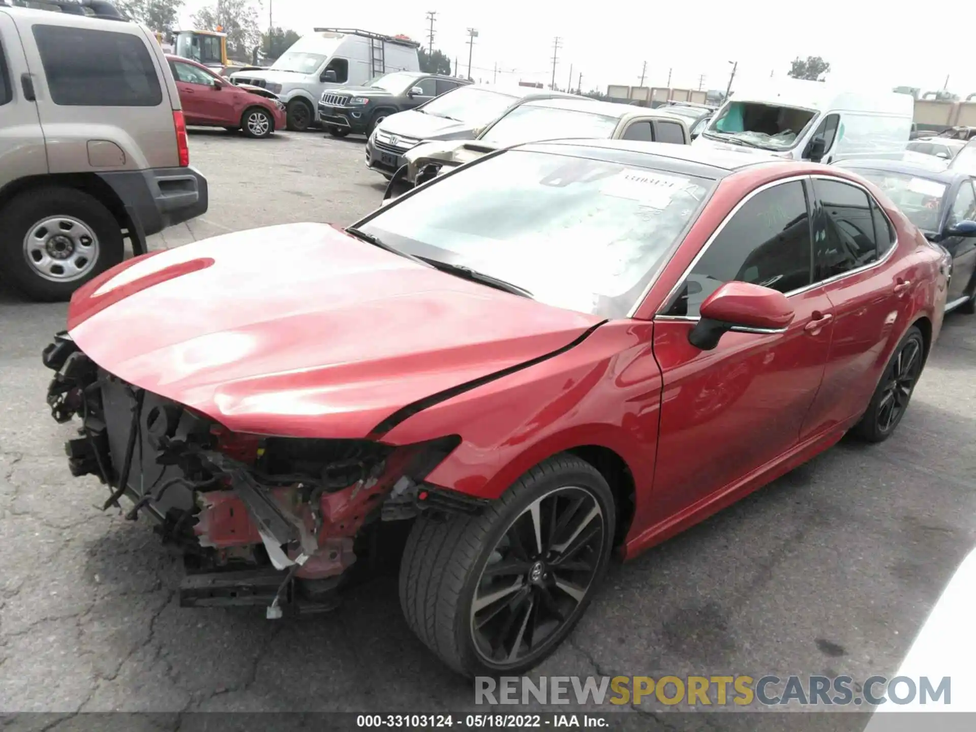 2 Photograph of a damaged car 4T1B61HK0KU216151 TOYOTA CAMRY 2019