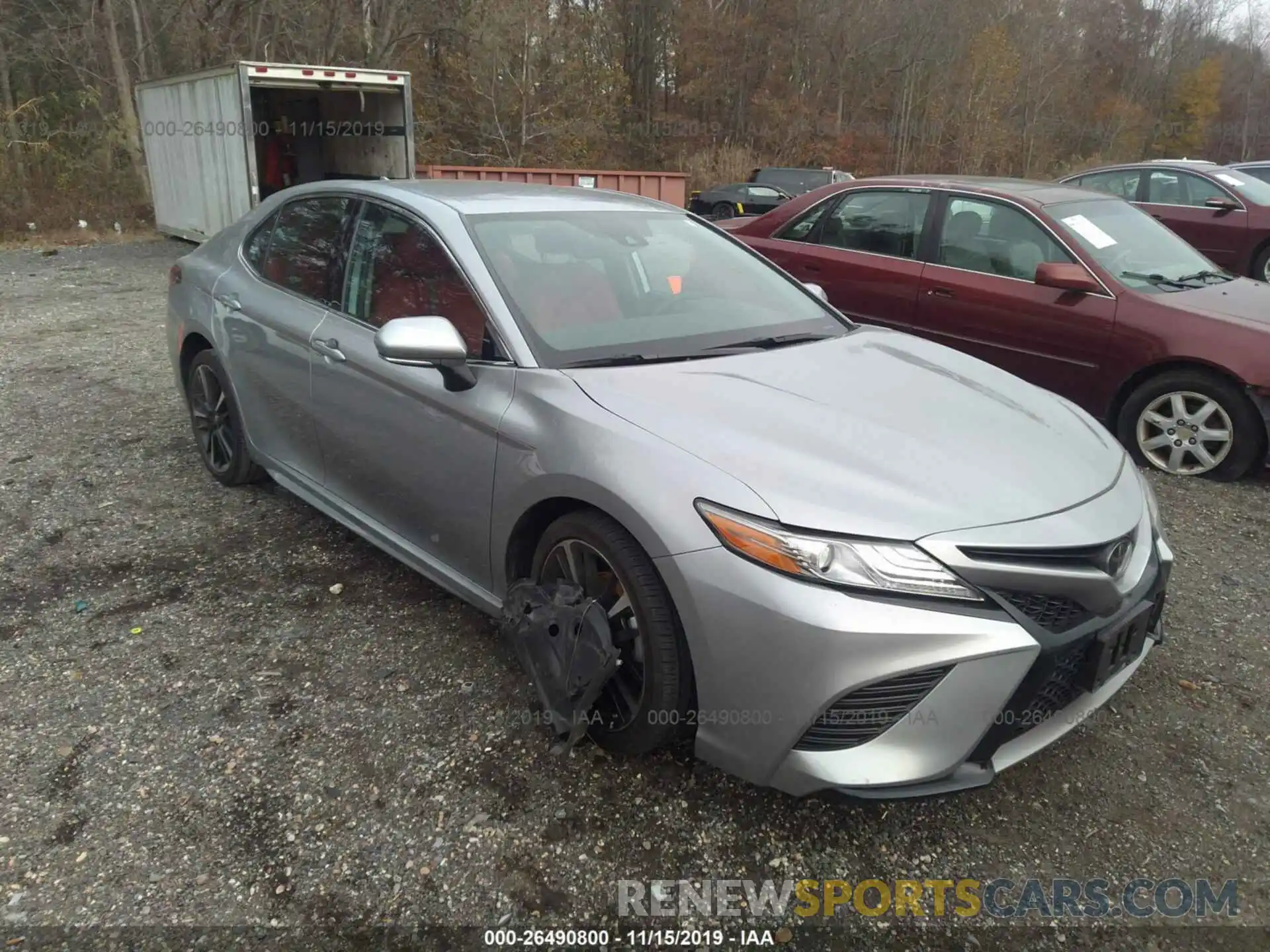 1 Photograph of a damaged car 4T1B61HK0KU231362 TOYOTA CAMRY 2019