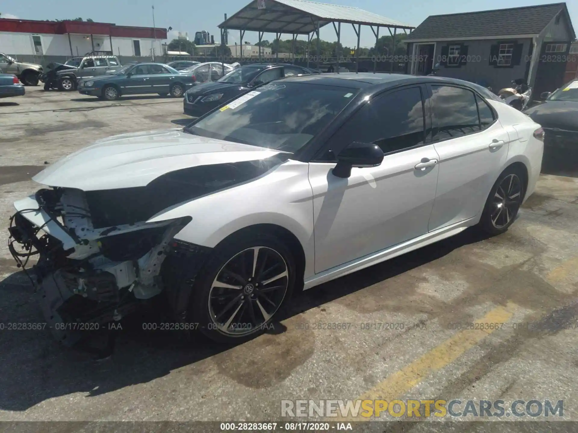 2 Photograph of a damaged car 4T1B61HK0KU274664 TOYOTA CAMRY 2019