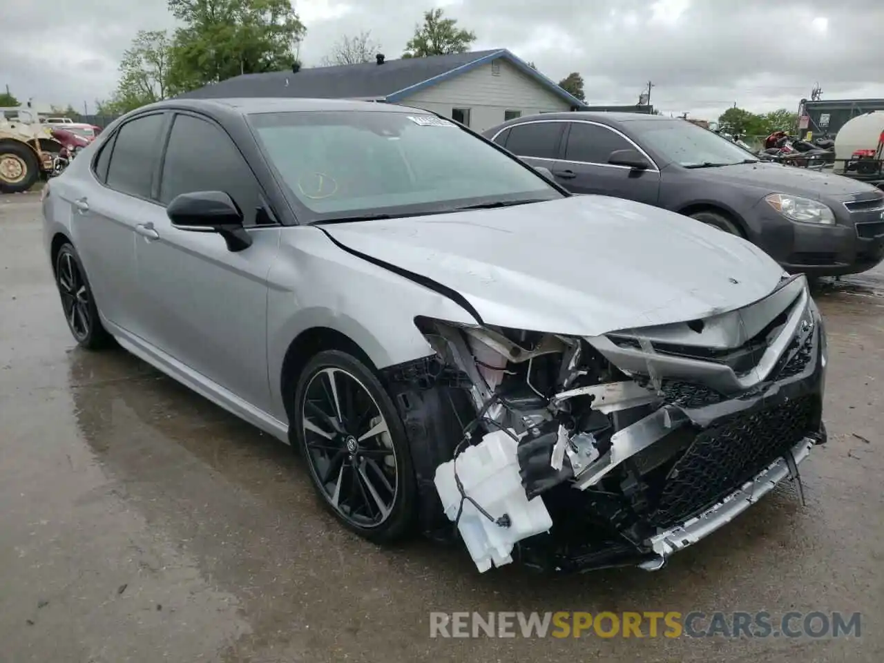 1 Photograph of a damaged car 4T1B61HK0KU279539 TOYOTA CAMRY 2019