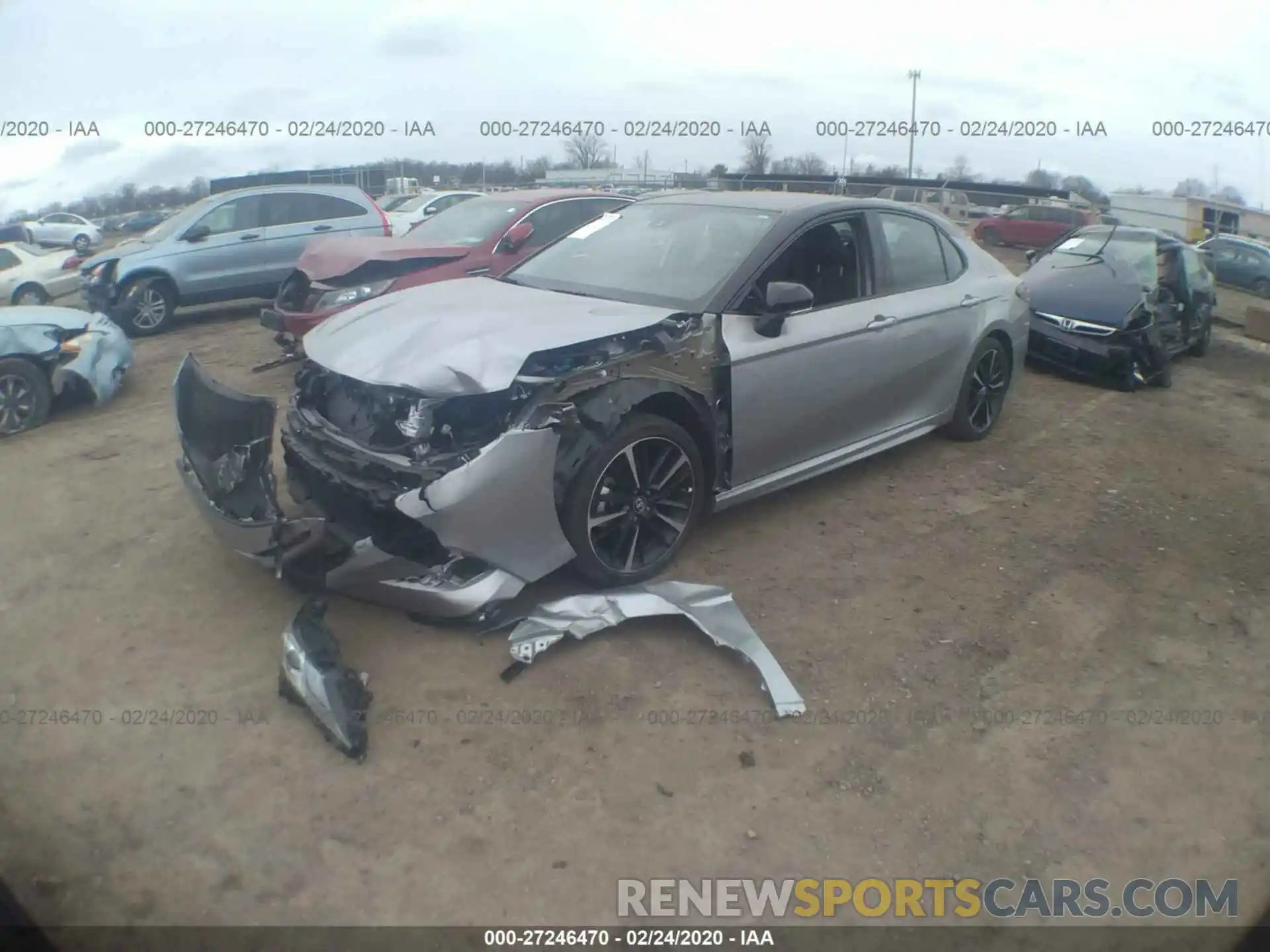 2 Photograph of a damaged car 4T1B61HK0KU290802 TOYOTA CAMRY 2019