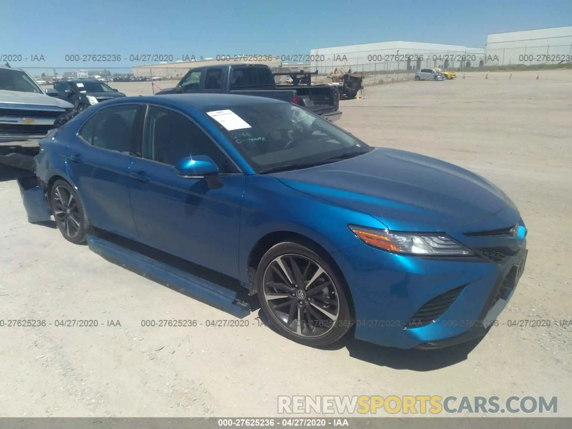 1 Photograph of a damaged car 4T1B61HK0KU296289 TOYOTA CAMRY 2019