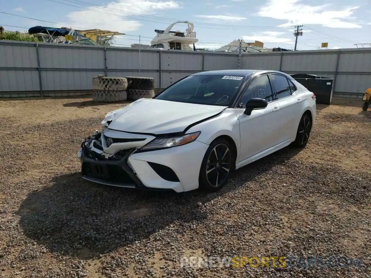 2 Photograph of a damaged car 4T1B61HK0KU298463 TOYOTA CAMRY 2019