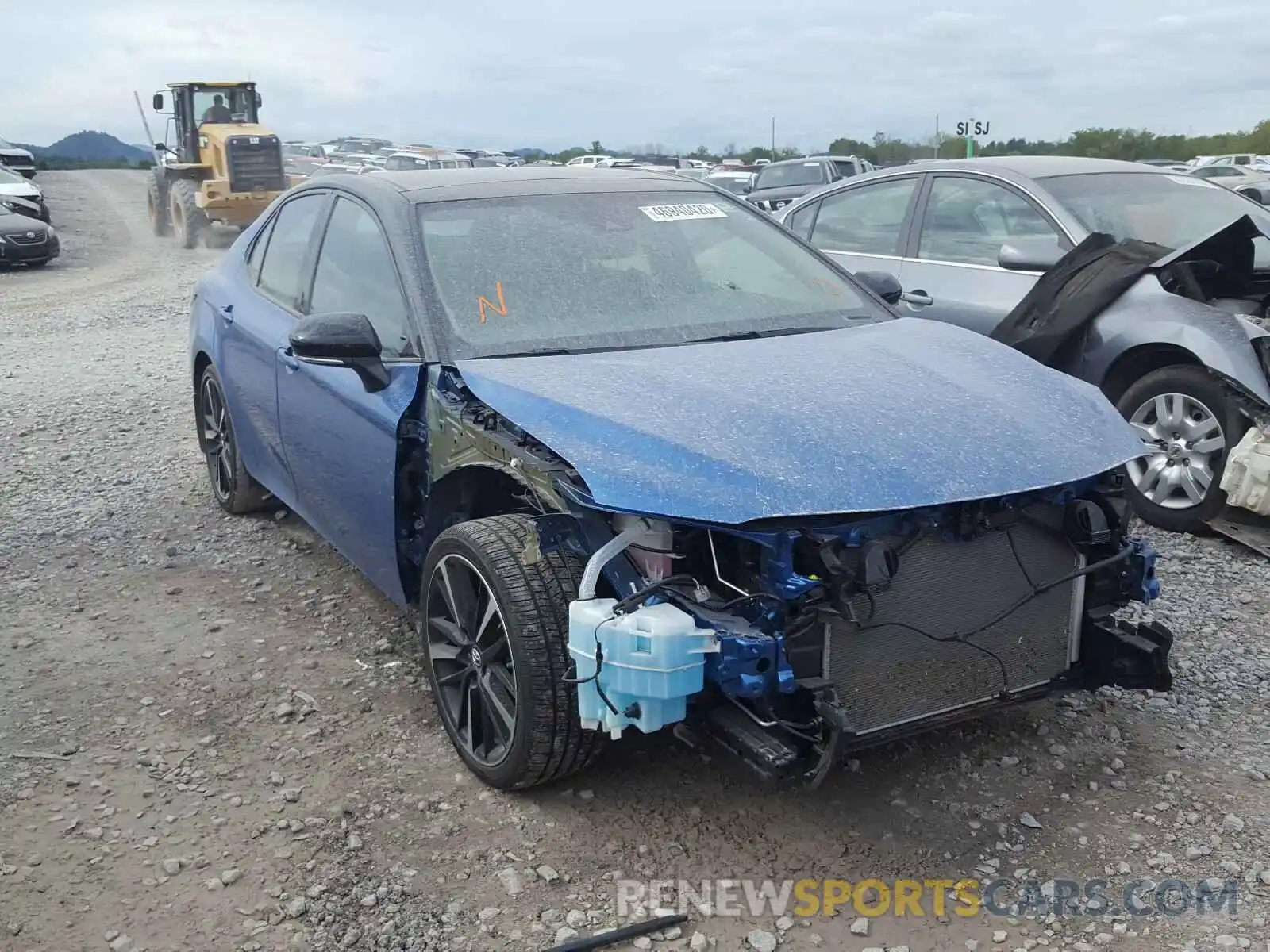 1 Photograph of a damaged car 4T1B61HK0KU299466 TOYOTA CAMRY 2019