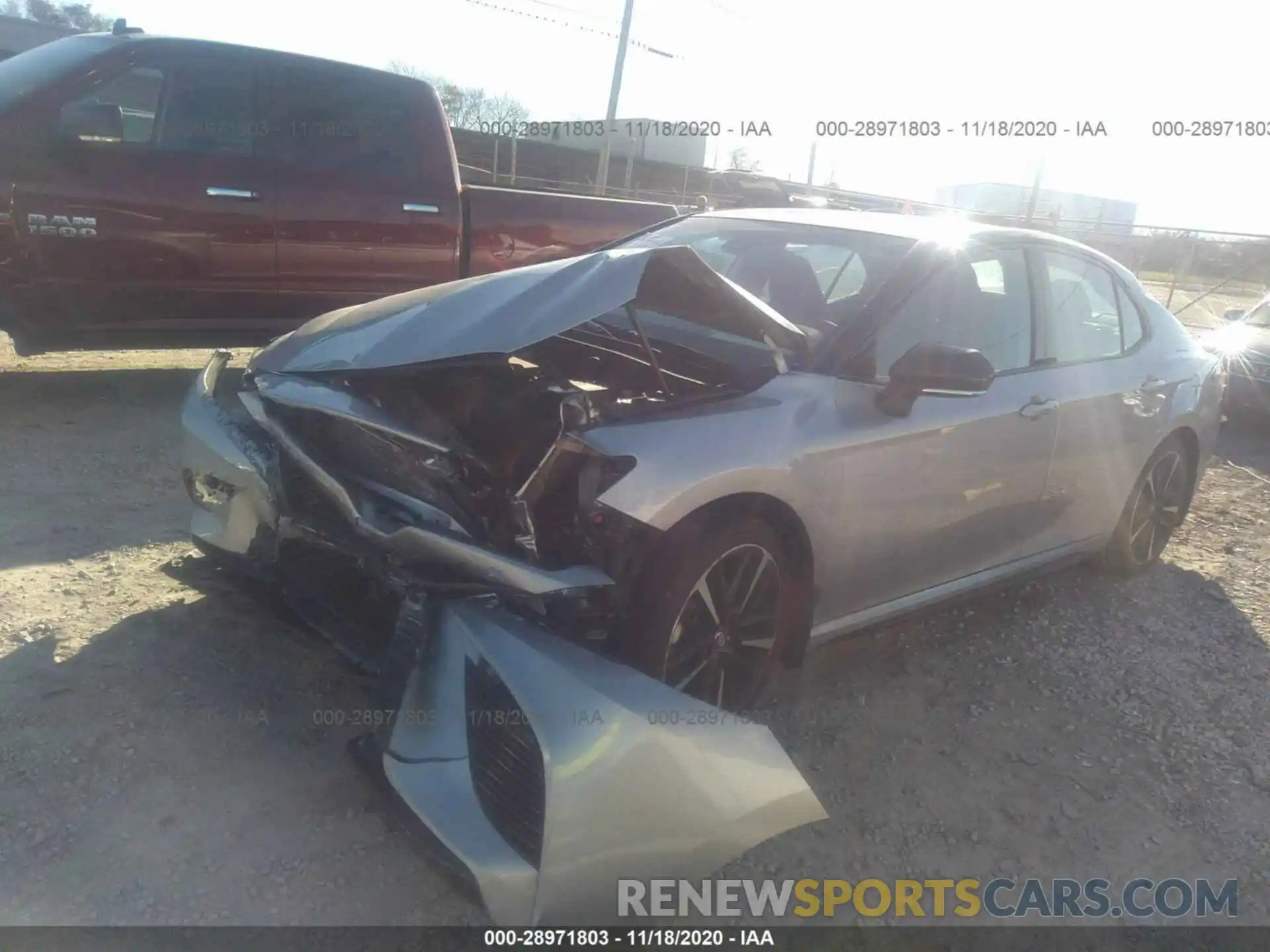 2 Photograph of a damaged car 4T1B61HK0KU300146 TOYOTA CAMRY 2019