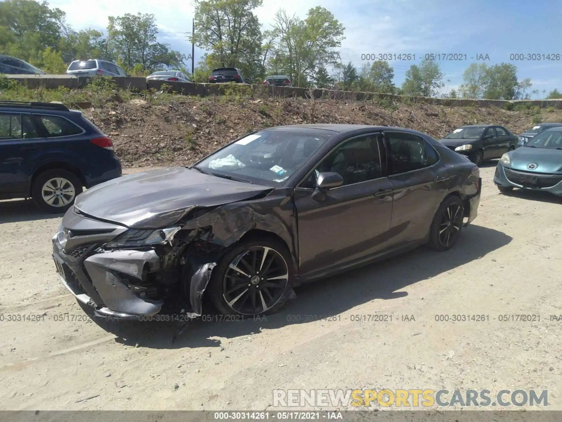 2 Photograph of a damaged car 4T1B61HK0KU697017 TOYOTA CAMRY 2019