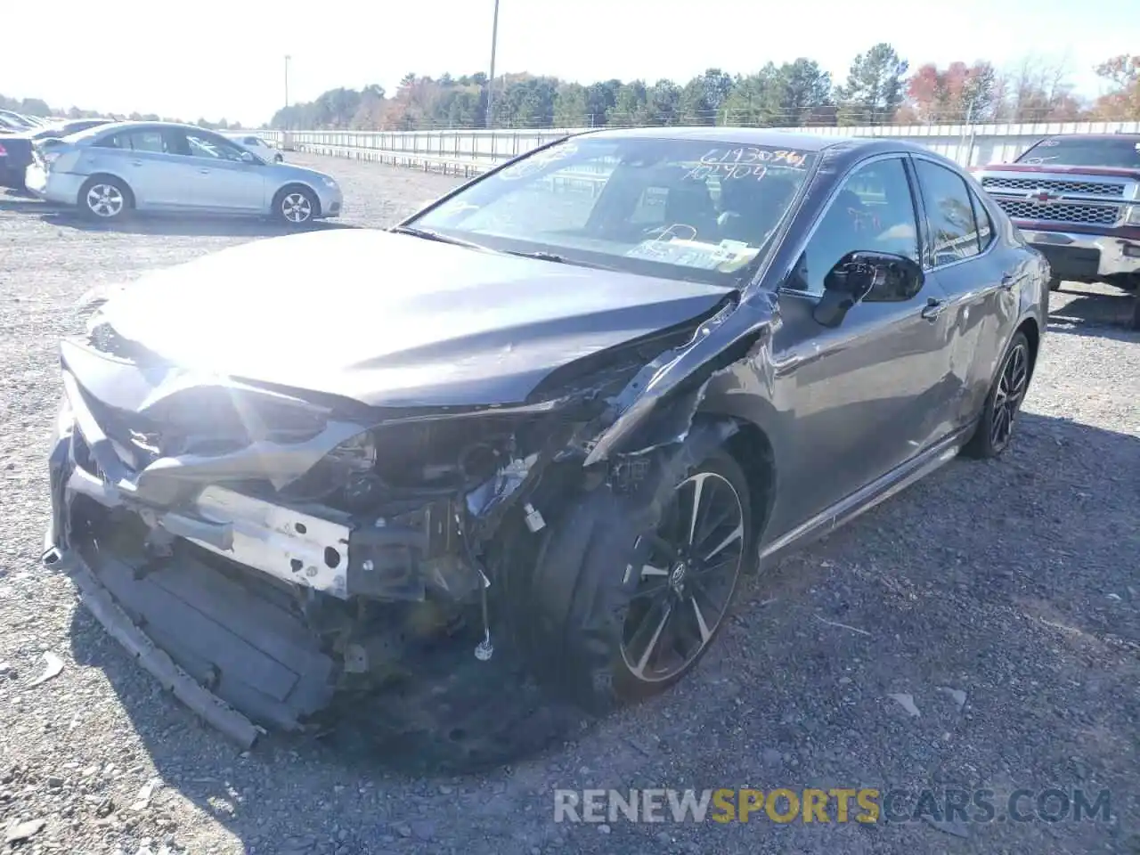 2 Photograph of a damaged car 4T1B61HK0KU702409 TOYOTA CAMRY 2019