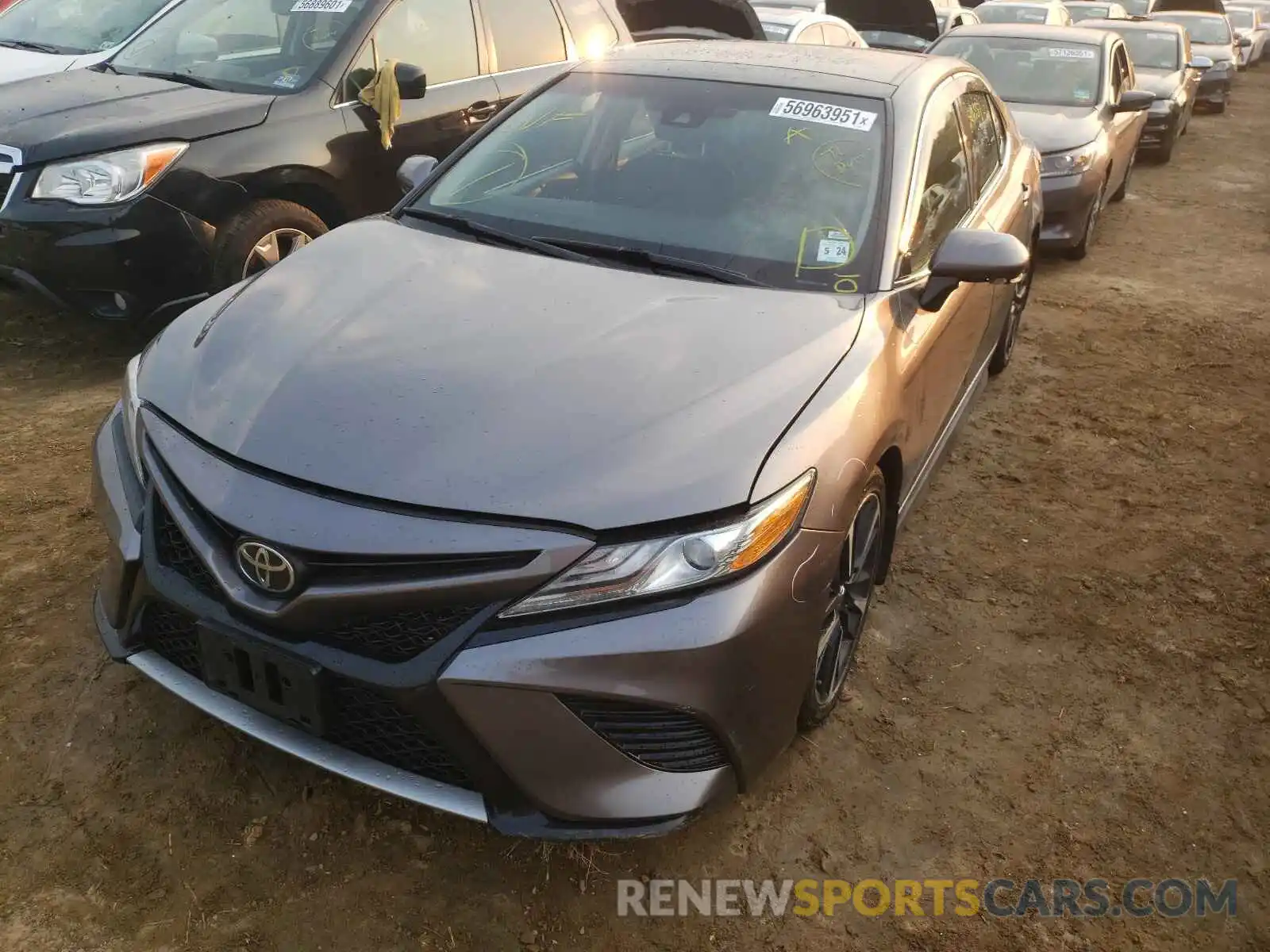 2 Photograph of a damaged car 4T1B61HK0KU758608 TOYOTA CAMRY 2019