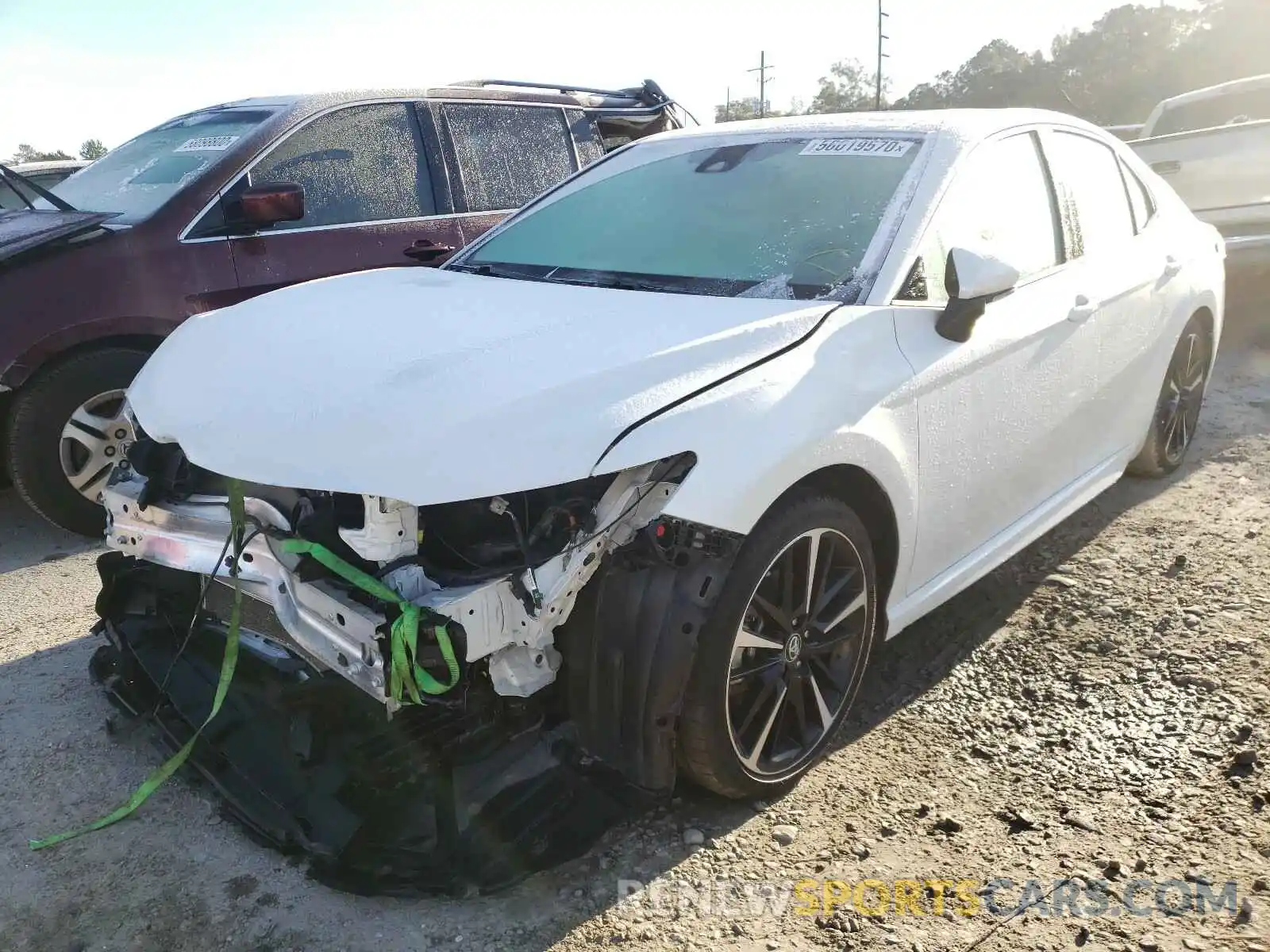 2 Photograph of a damaged car 4T1B61HK0KU777062 TOYOTA CAMRY 2019