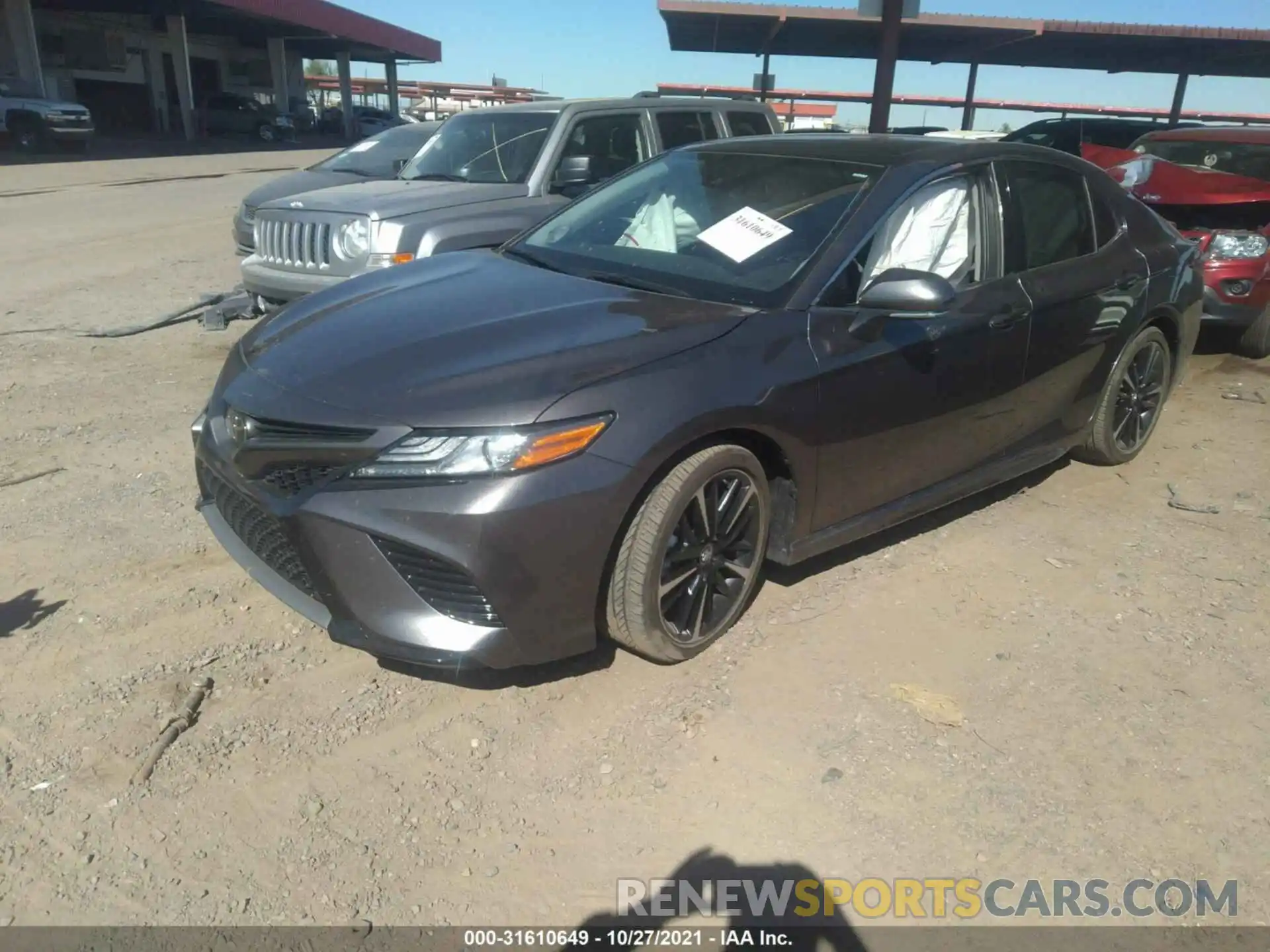 2 Photograph of a damaged car 4T1B61HK0KU782522 TOYOTA CAMRY 2019