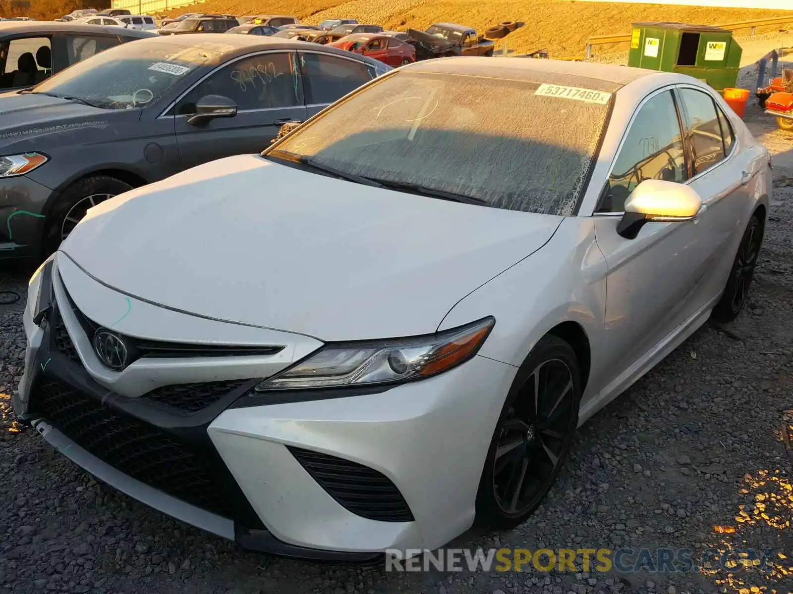 2 Photograph of a damaged car 4T1B61HK0KU784156 TOYOTA CAMRY 2019