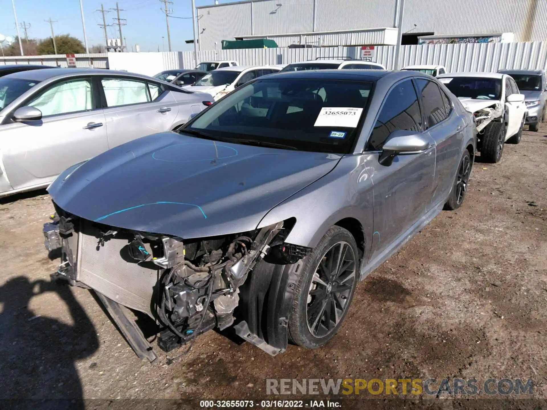 2 Photograph of a damaged car 4T1B61HK0KU792760 TOYOTA CAMRY 2019