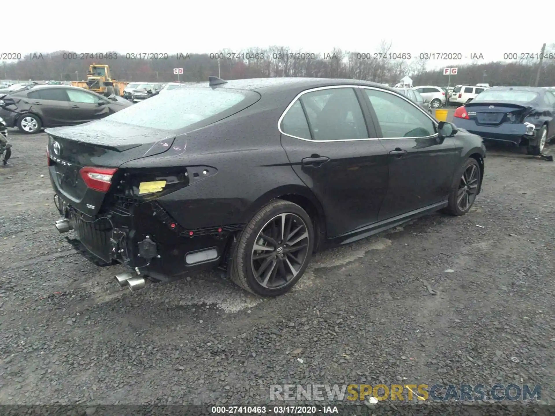 4 Фотография поврежденного автомобиля 4T1B61HK0KU824476 TOYOTA CAMRY 2019