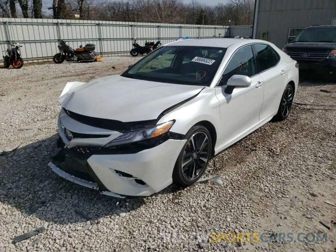 2 Photograph of a damaged car 4T1B61HK0KU835784 TOYOTA CAMRY 2019