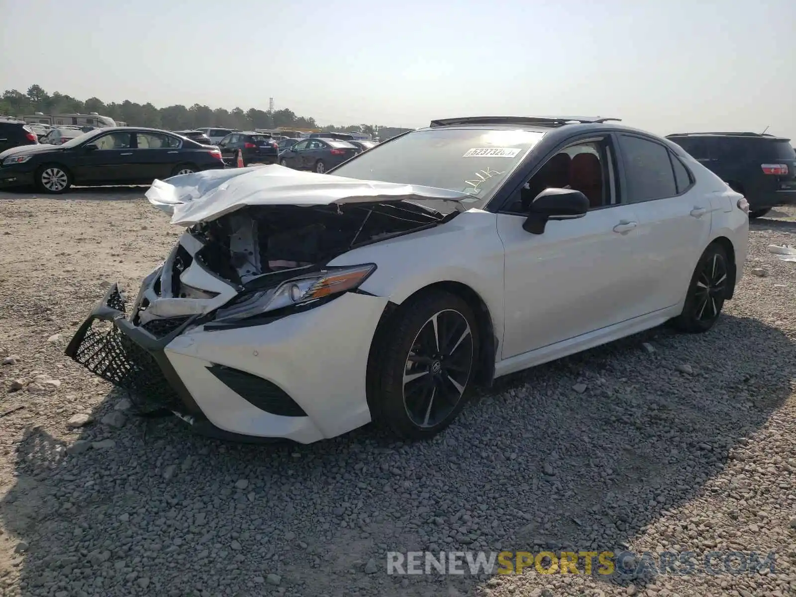 2 Photograph of a damaged car 4T1B61HK1KU176940 TOYOTA CAMRY 2019