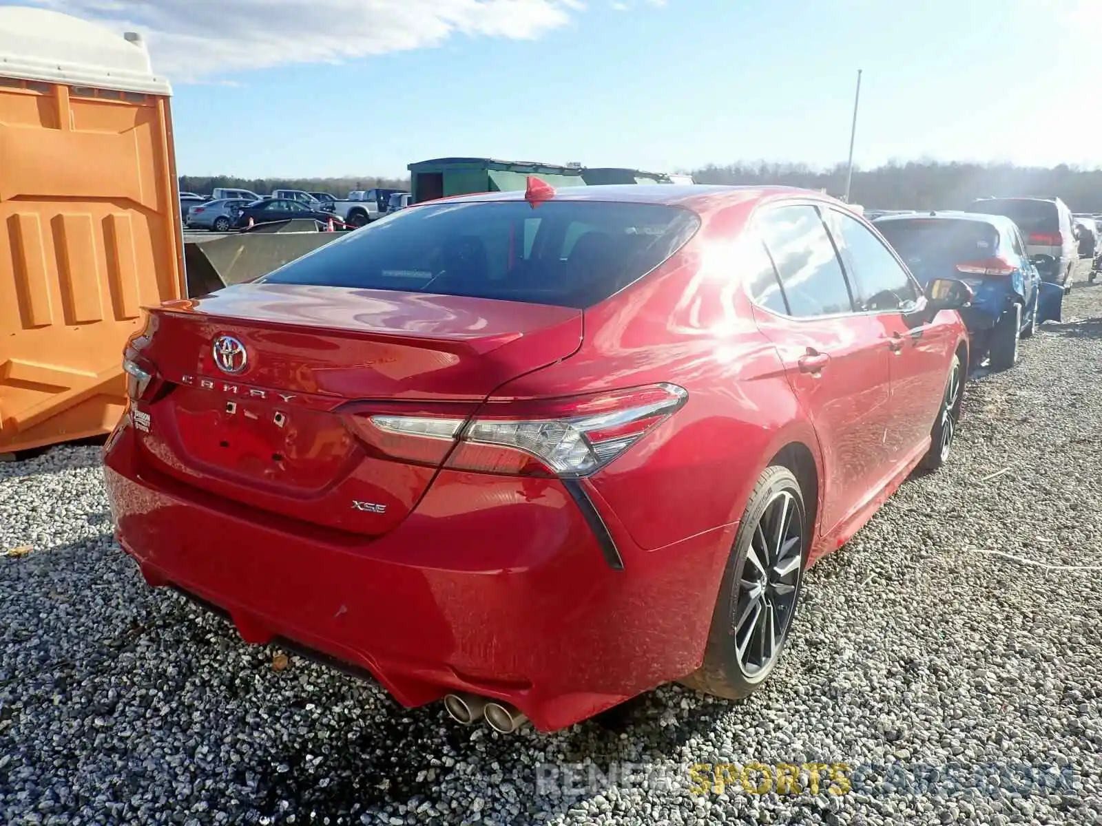 4 Photograph of a damaged car 4T1B61HK1KU182950 TOYOTA CAMRY 2019